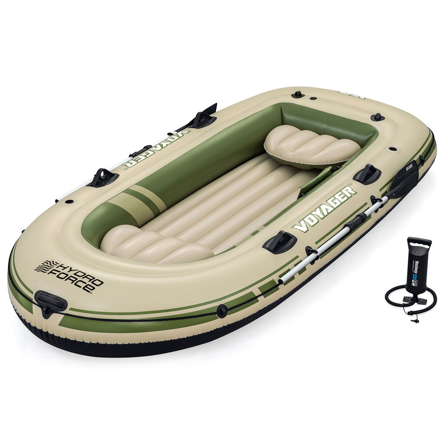 Bestway – Barca hinchable Voyager X3 Raft Set (294 × 137 cm) - BricoandPool