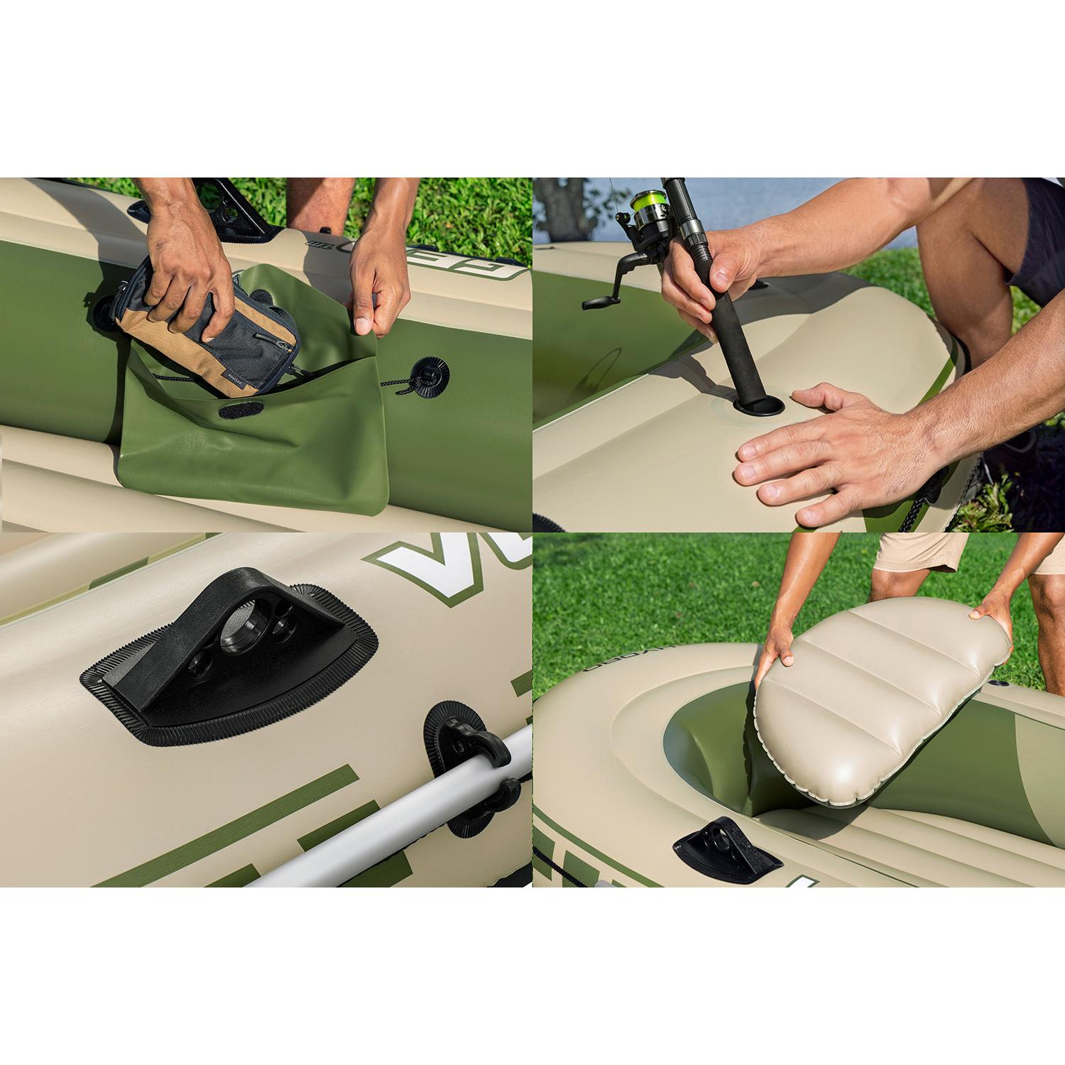 Bestway – Barca hinchable Voyager X3 Raft Set (294 × 137 cm) - BricoandPool