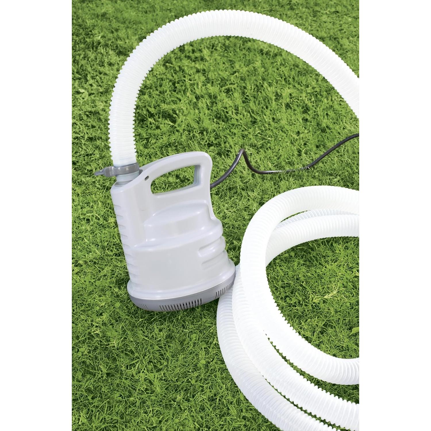 Bestway - Bomba de drenaje y desagüe Flowclear 58230 para piscinas elevadas - BricoandPool