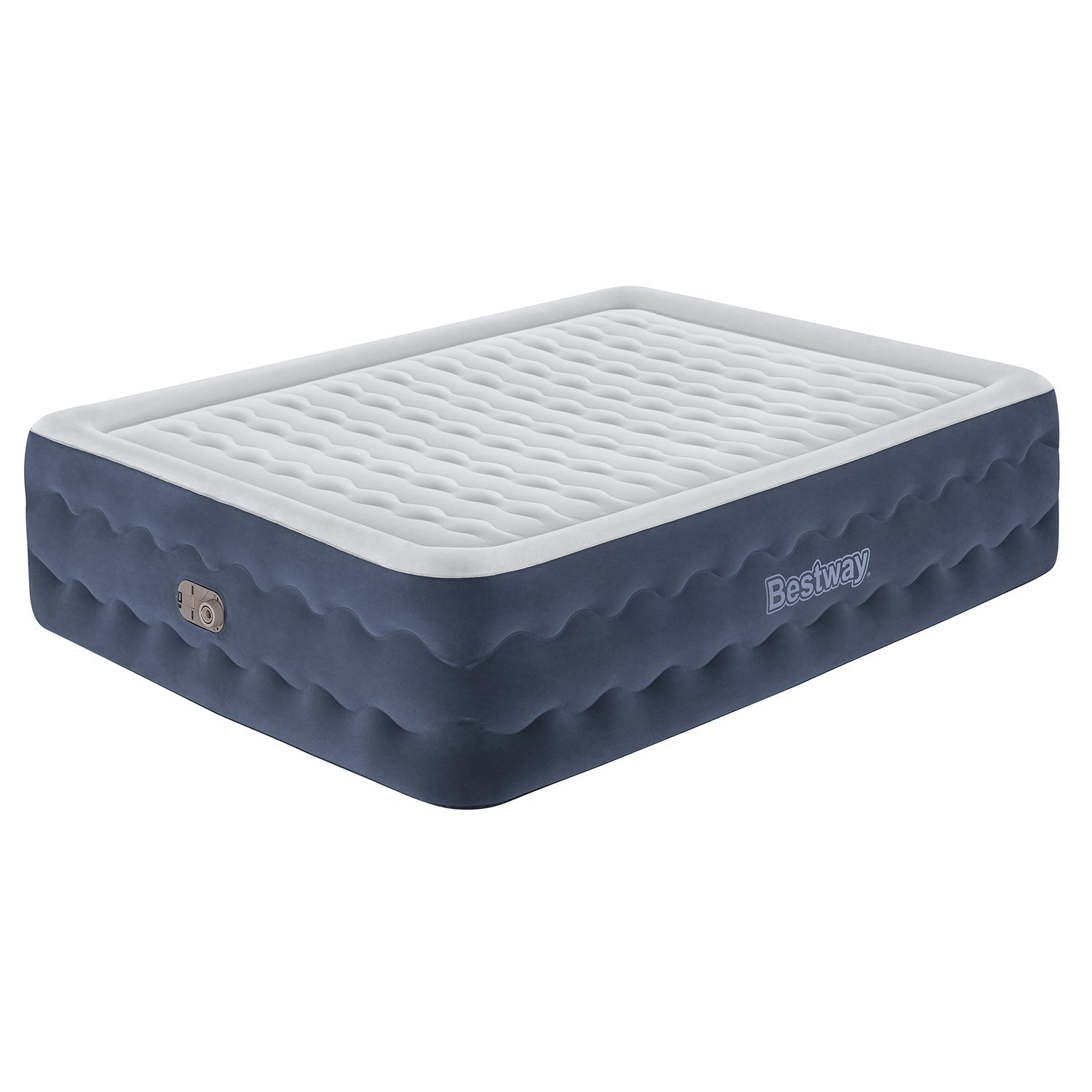 Bestway – Cama hinchable Tritech TruLeisure con bomba eléctrica integrada (203 × 152 × 51 cm) - BricoandPool