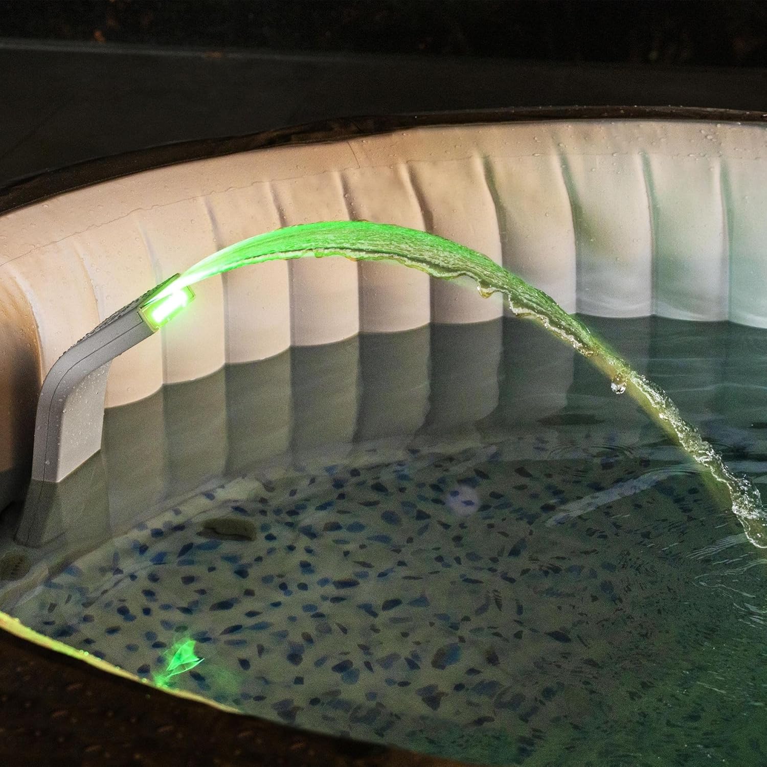 Bestway - Cascada LED relajante para spa Lay - Z - Spa plateado - BricoandPool