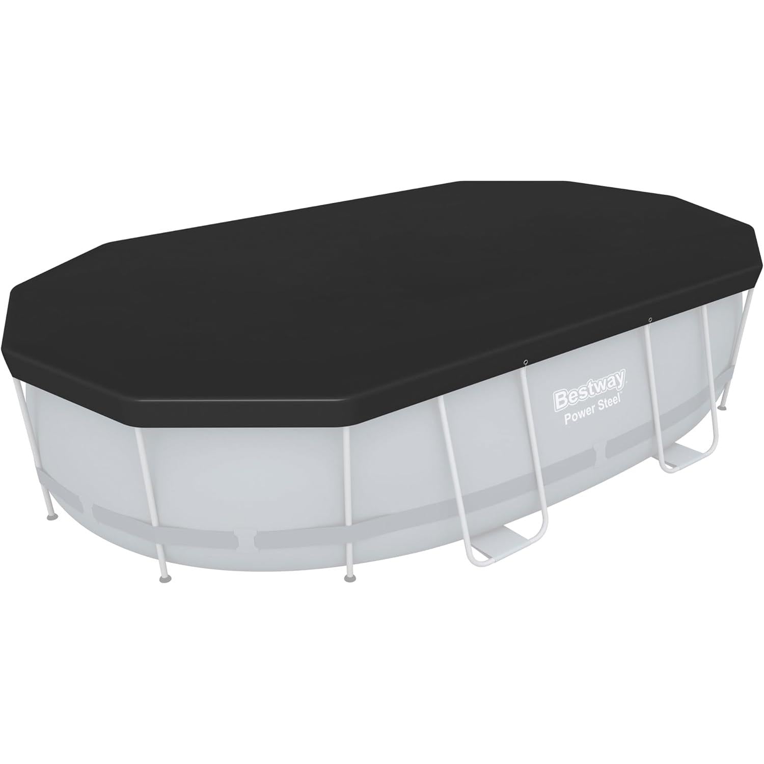 Bestway - Cobertor de invierno ovalado para piscina desmontable - BricoandPool