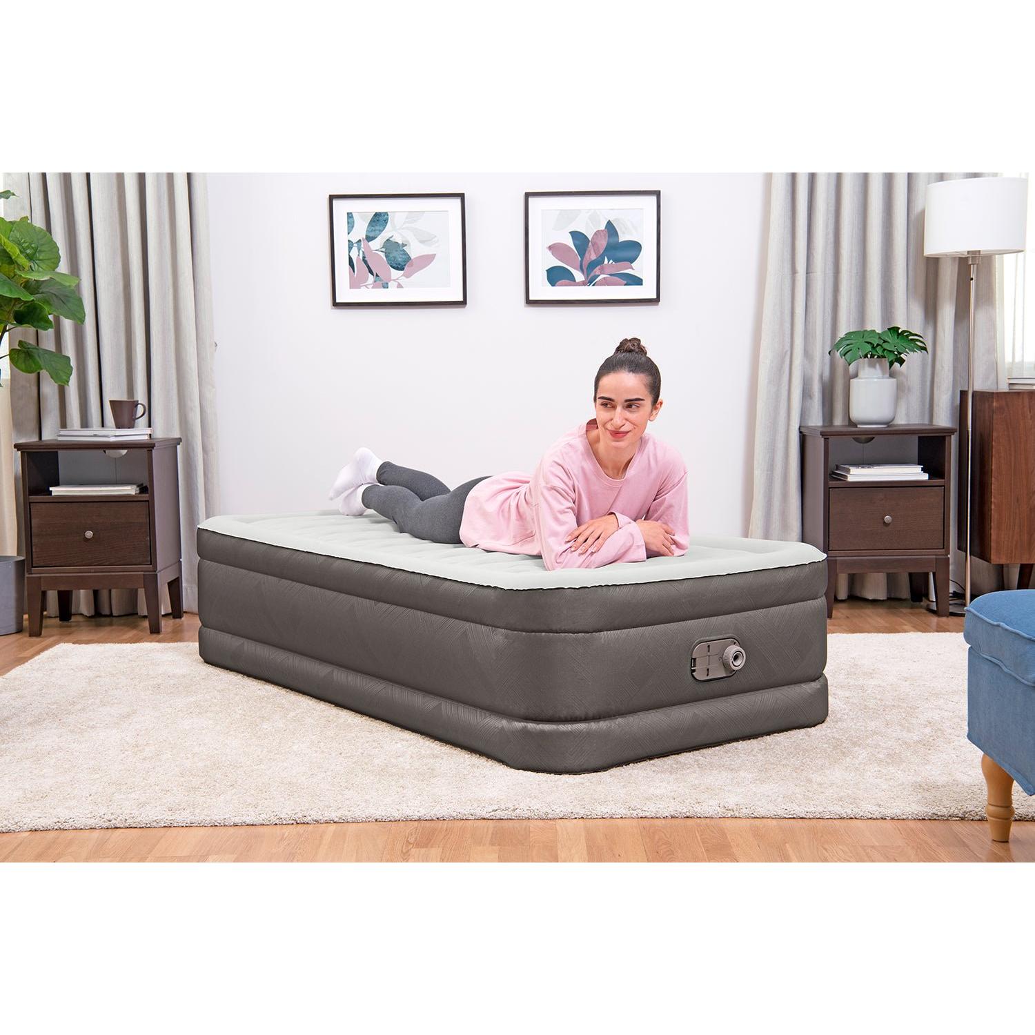 Bestway – Colchón hinchable Tough Guard / Fortech con bomba eléctrica integrada 46cm - BricoandPool