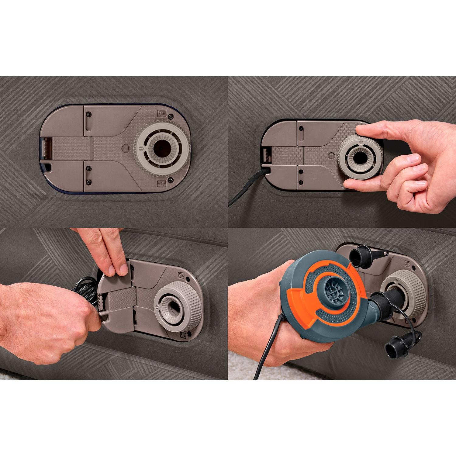 Bestway – Colchón hinchable Tough Guard / Fortech con bomba eléctrica integrada 46cm - BricoandPool