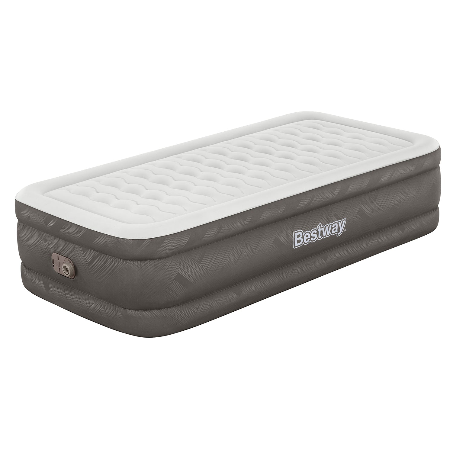 Bestway – Colchón hinchable Tough Guard / Fortech con bomba eléctrica integrada 46cm - BricoandPool