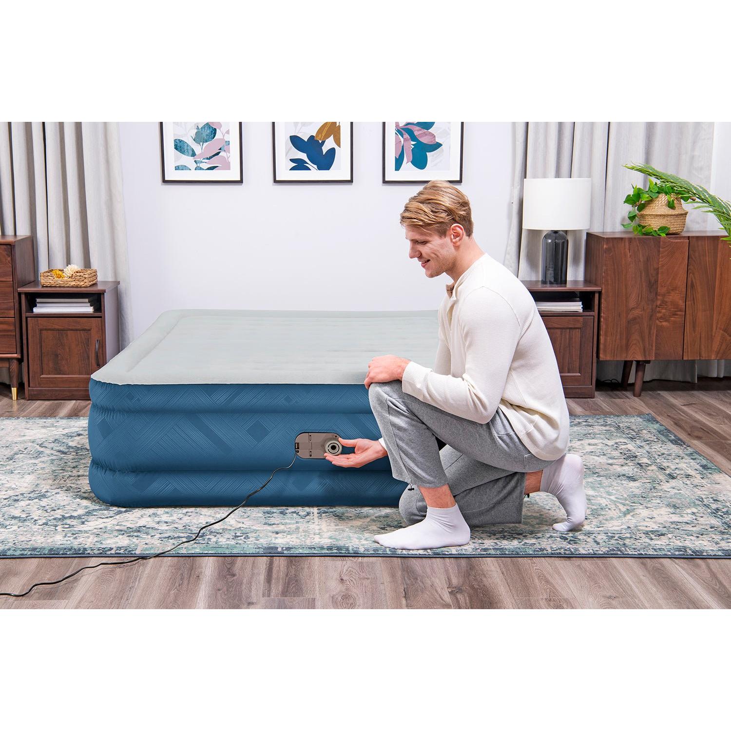 Bestway – Colchón hinchable Tough Guard / Fortech con Snugable Top - BricoandPool