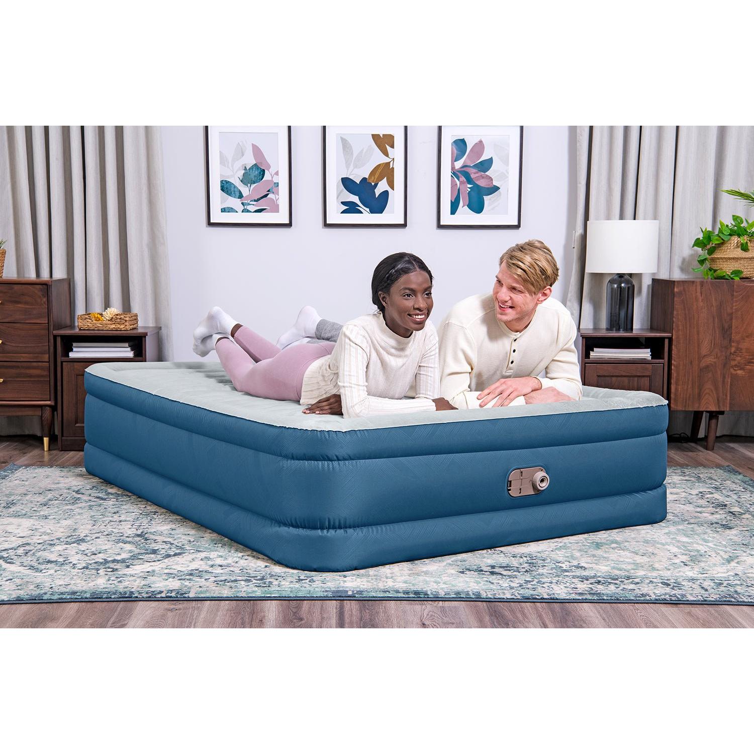 Bestway – Colchón hinchable Tough Guard / Fortech con Snugable Top - BricoandPool