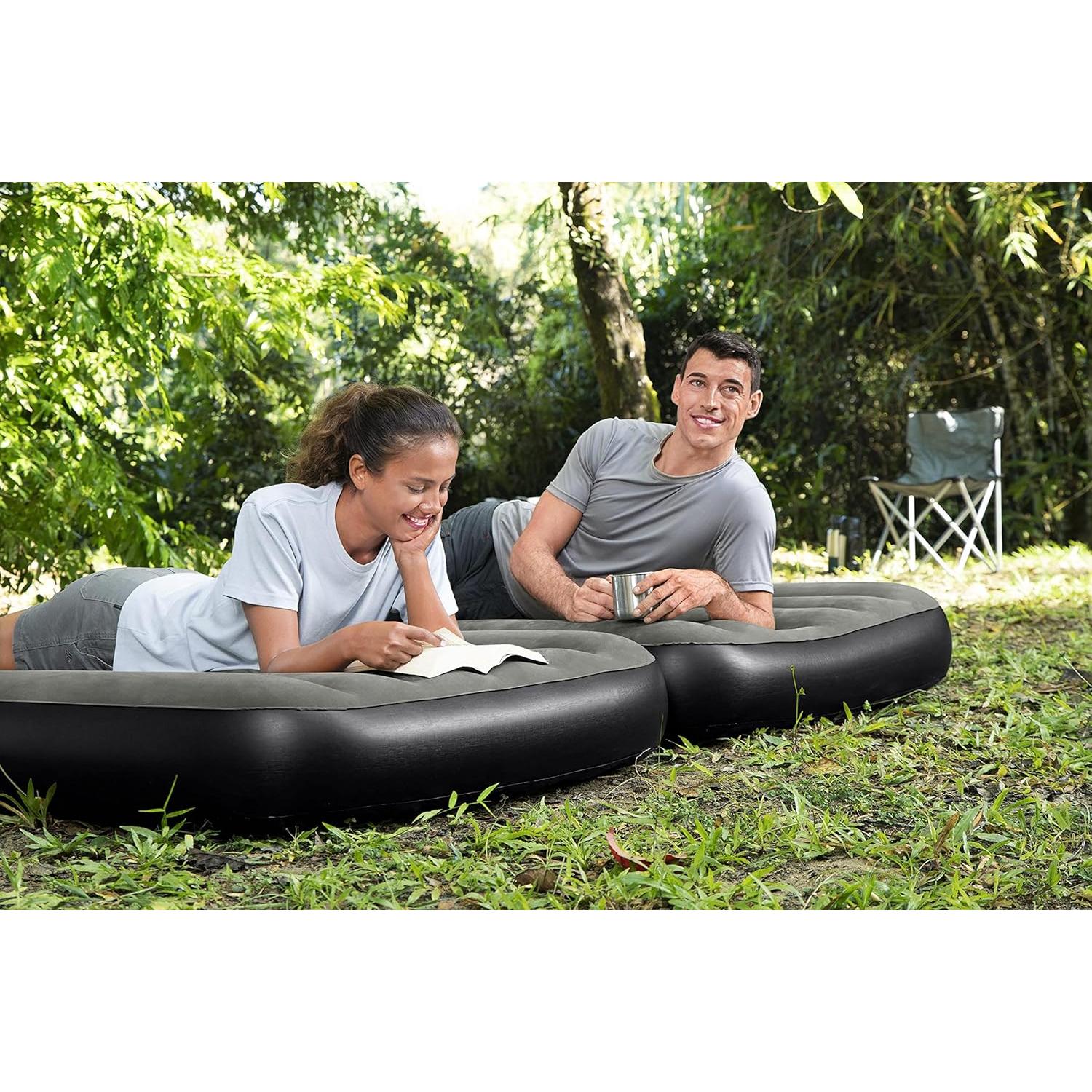 Bestway – Colchón hinchable Tritech 3 en 1 (188 × 99 × 25 cm) - BricoandPool