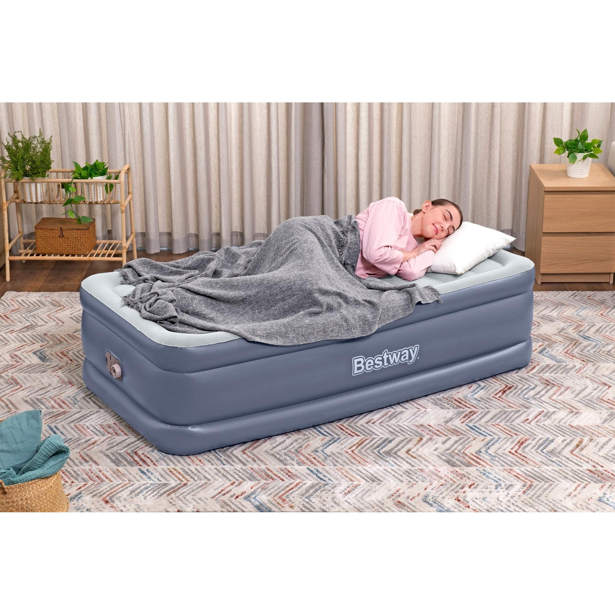 Bestway – Colchón hinchable Tritech con bomba eléctrica integrada 51 cm - BricoandPool