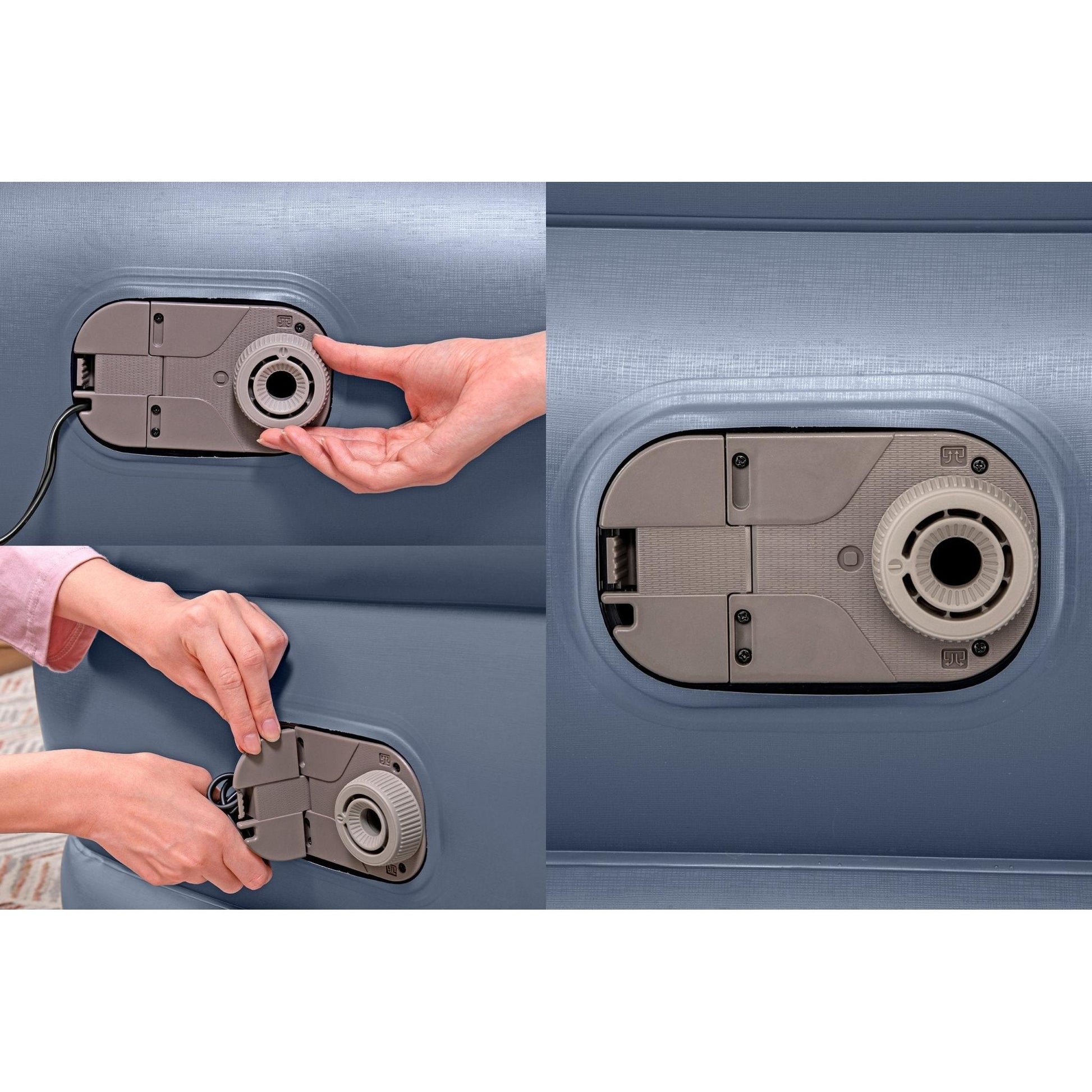 Bestway – Colchón hinchable Tritech con bomba eléctrica integrada 51 cm - BricoandPool