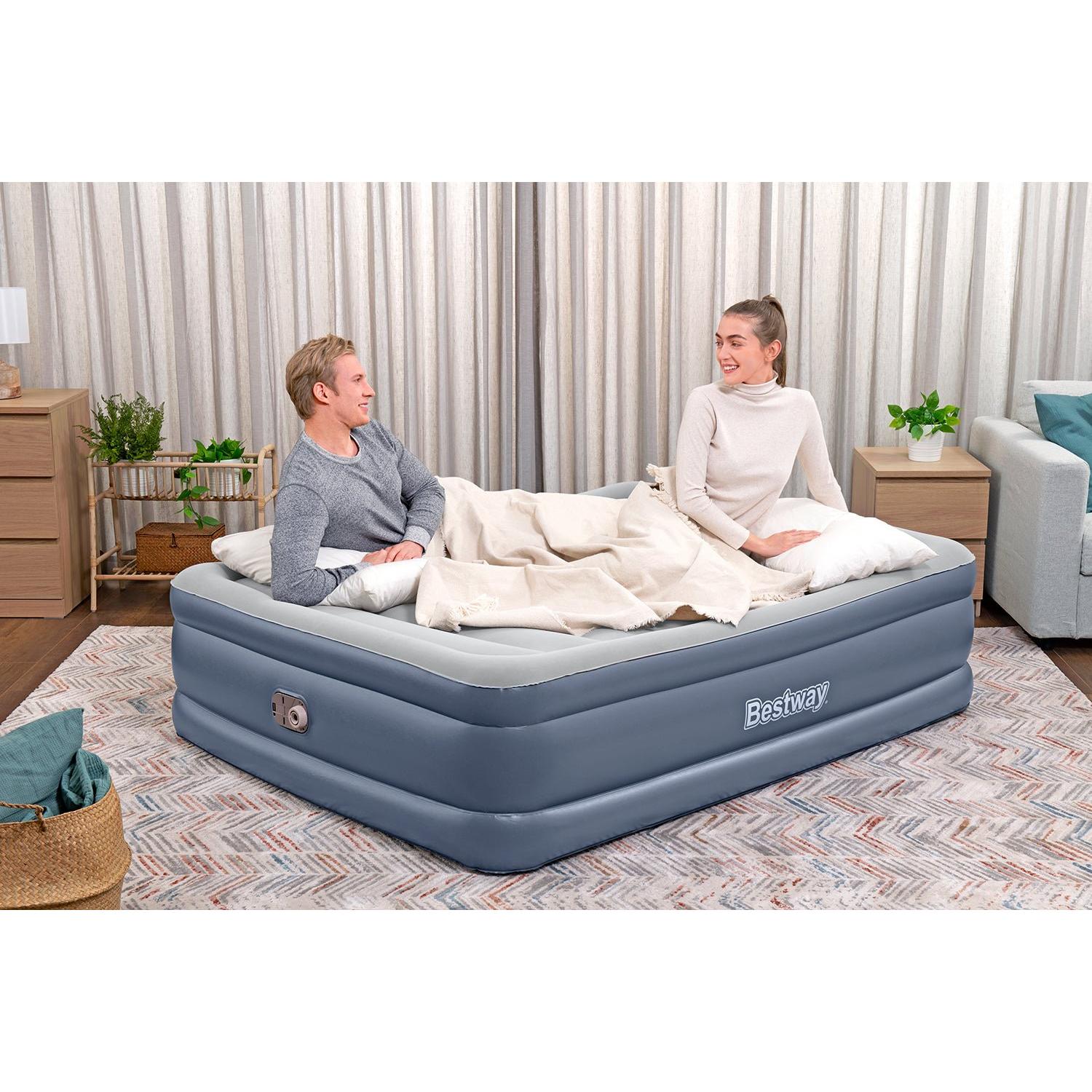 Bestway – Colchón hinchable Tritech con bomba eléctrica integrada 51 cm - BricoandPool