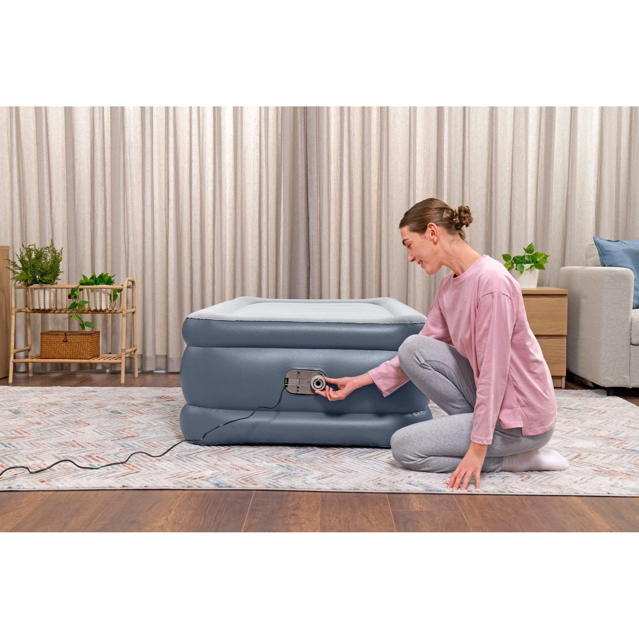 Bestway – Colchón hinchable Tritech con bomba eléctrica integrada 51 cm - BricoandPool