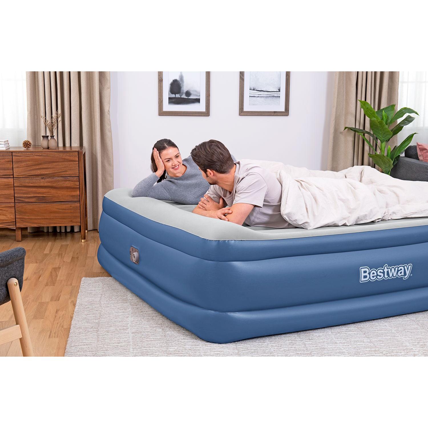 Bestway – Colchón hinchable Tritech con bomba eléctrica integrada 56cm - BricoandPool