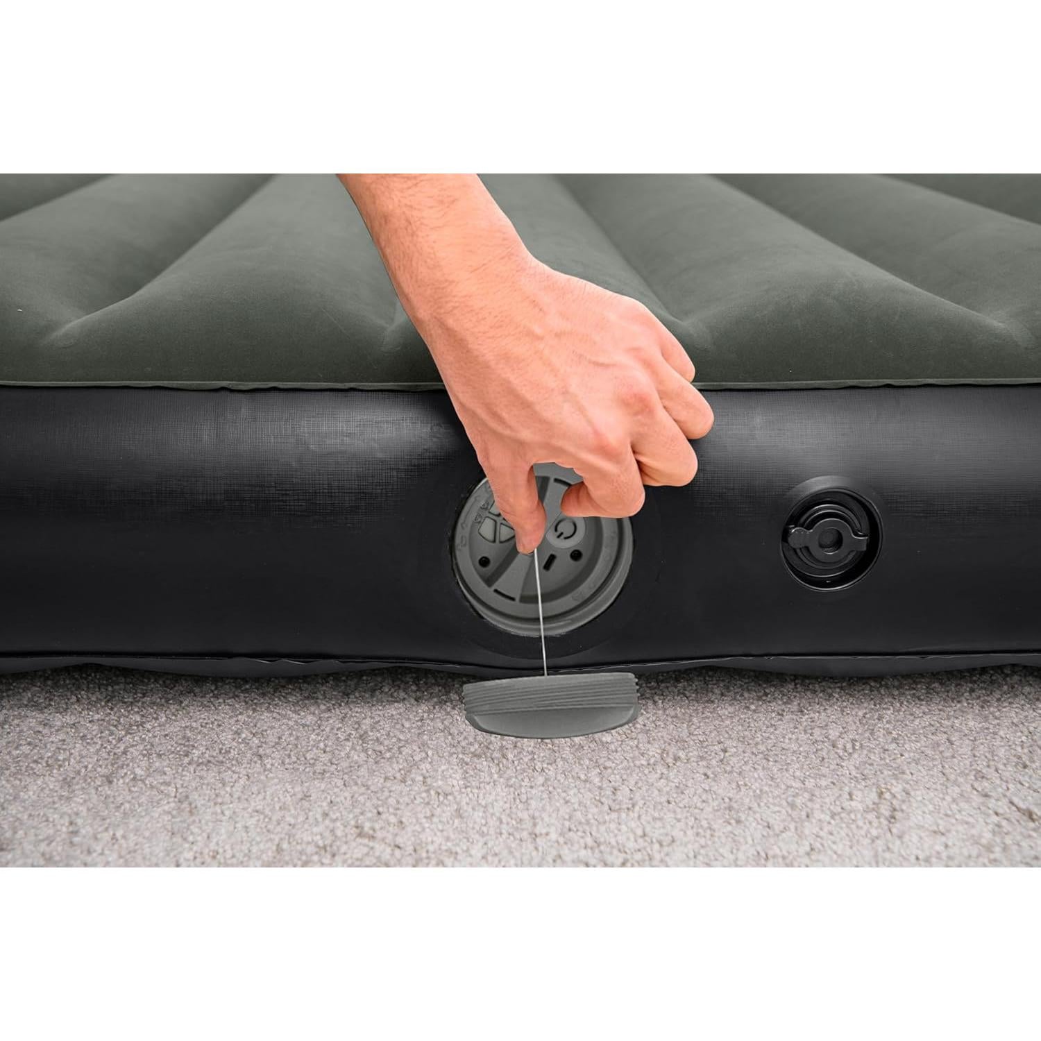 Bestway – Colchón hinchable Tritech con Bomba Recargable incorporada (203 × 152 × 25 cm) - BricoandPool