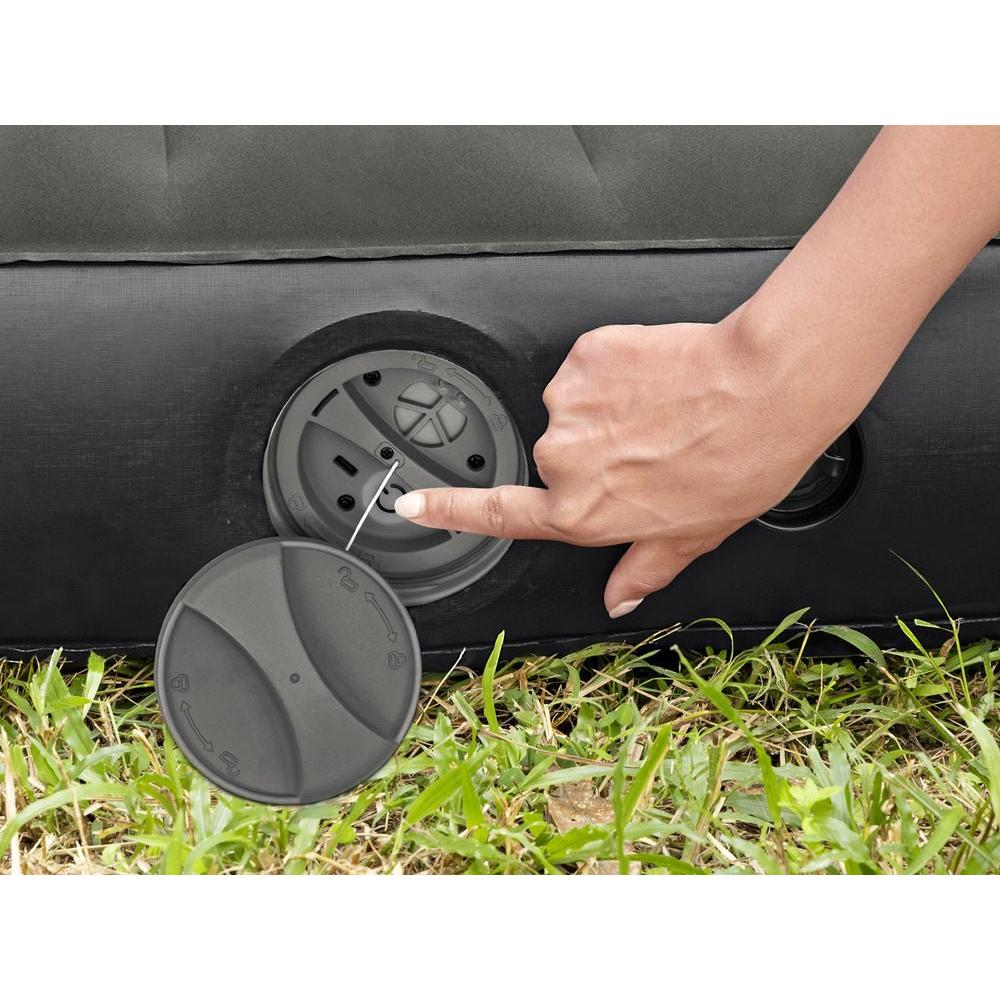 Bestway – Colchón hinchable Tritech con Bomba Recargable incorporada (203 × 152 × 25 cm) - BricoandPool