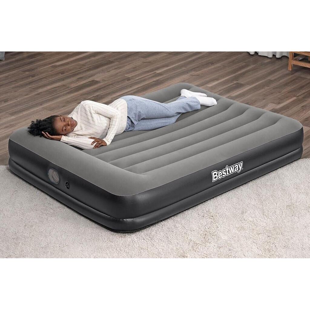 Bestway – Colchón hinchable Tritech con bomba USB integrada 36 cm - BricoandPool