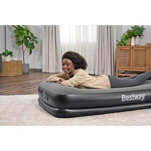 Bestway – Colchón hinchable Tritech con bomba USB integrada 36 cm - BricoandPool