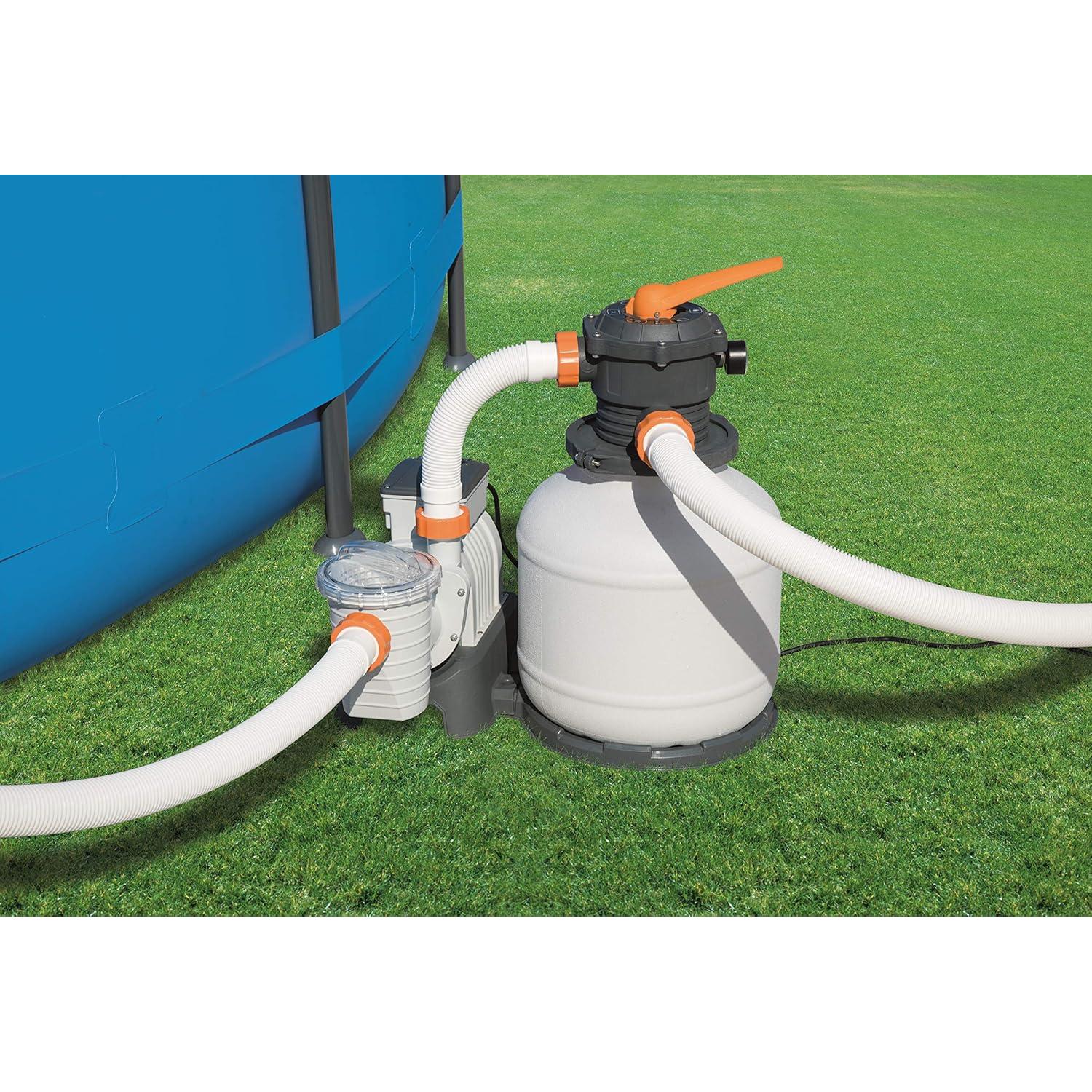 Bestway – Flowclear depuradora de arena 8.327 L/h para piscinas elevadas - BricoandPool