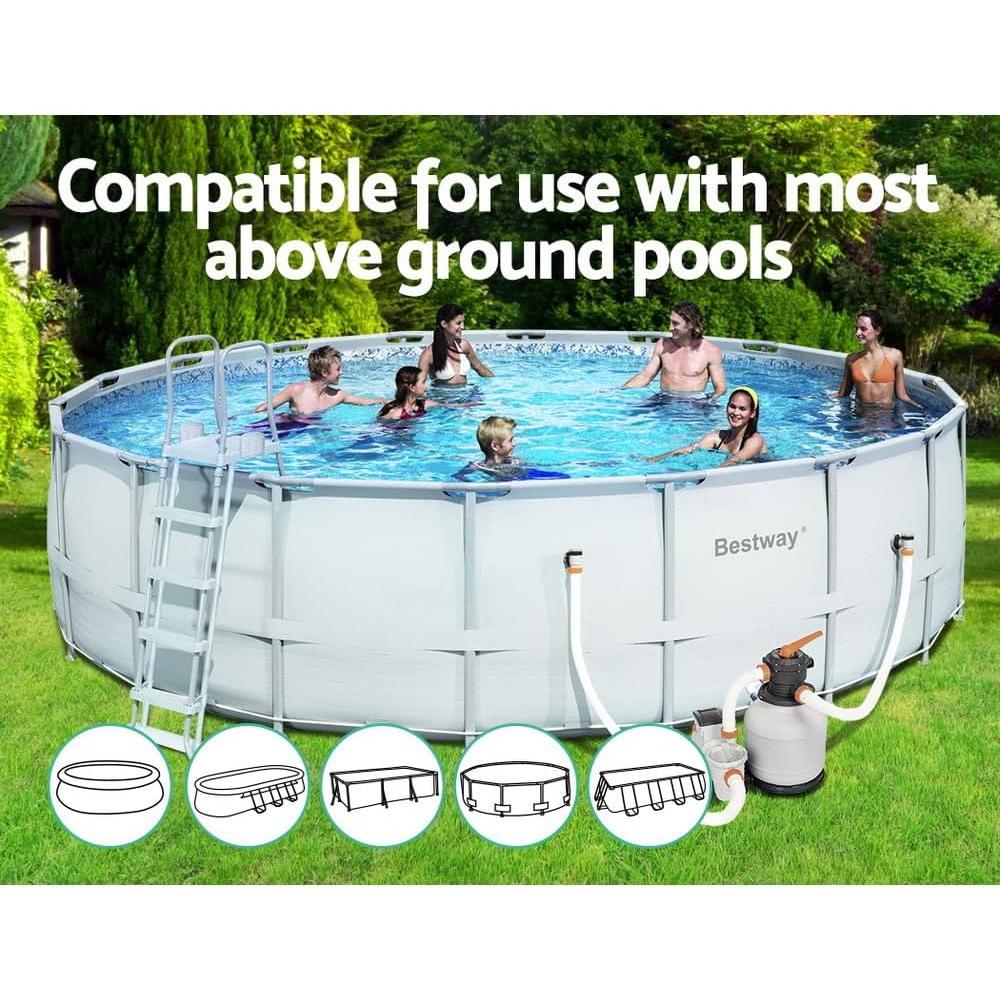 Bestway – Flowclear depuradora de arena 8.327 L/h para piscinas elevadas - BricoandPool