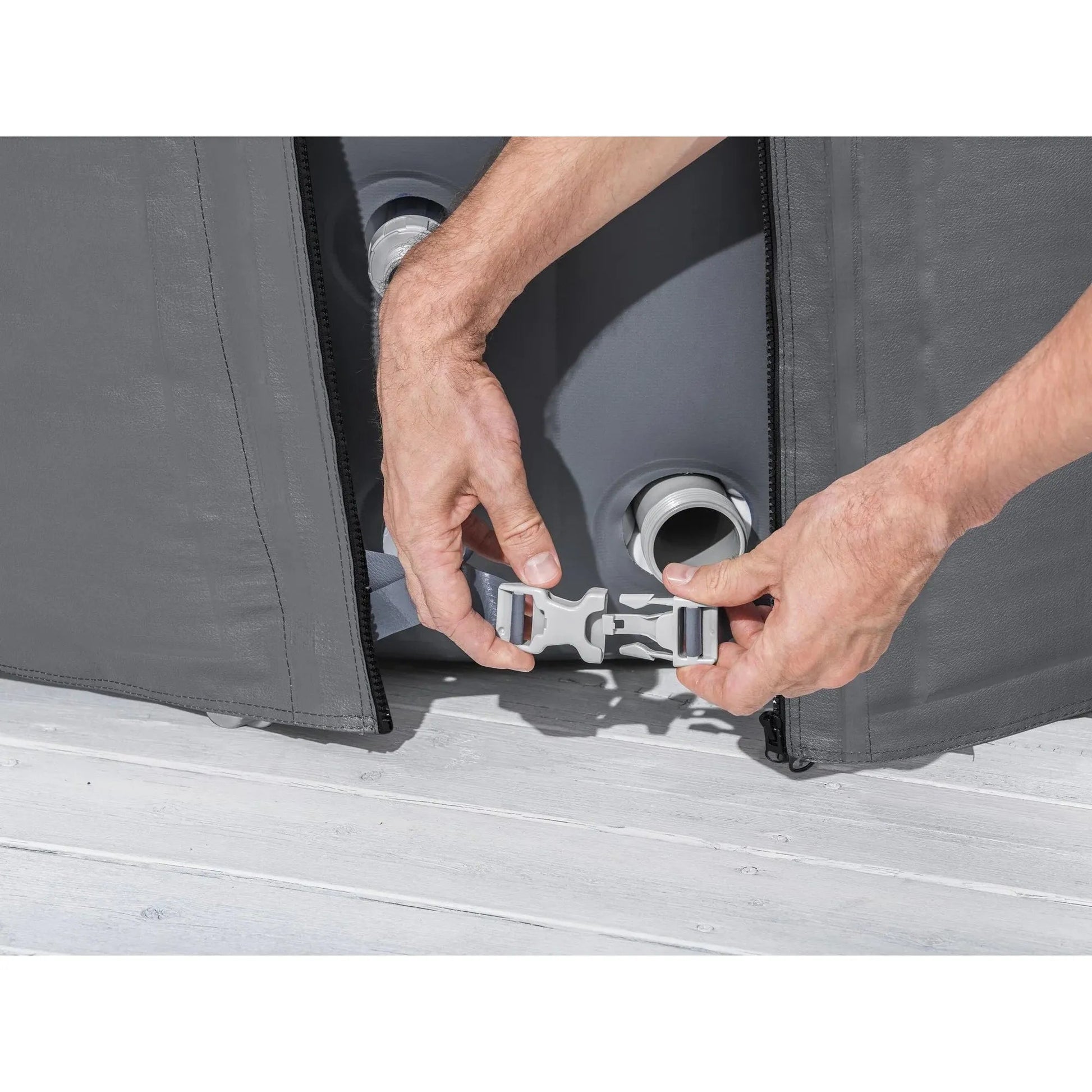 Bestway - Funda protectora para spa Lay - Z - Spa circular - BricoandPool