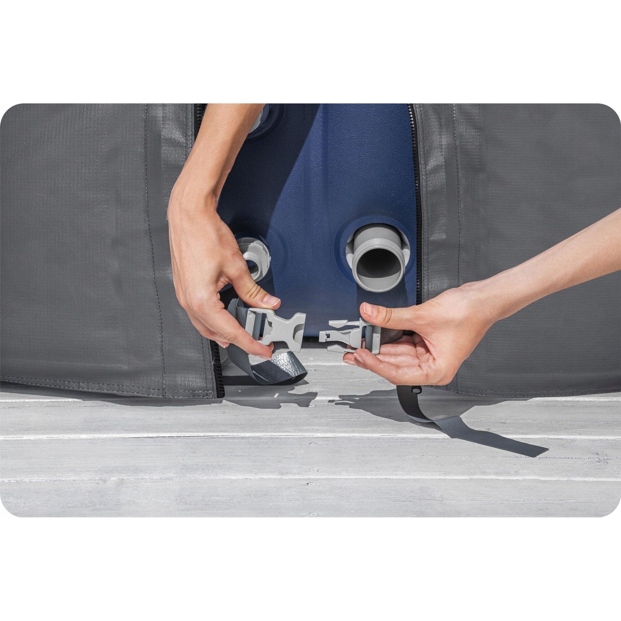 Bestway - Funda protectora para spa Lay - Z - Spa cuadrada - BricoandPool