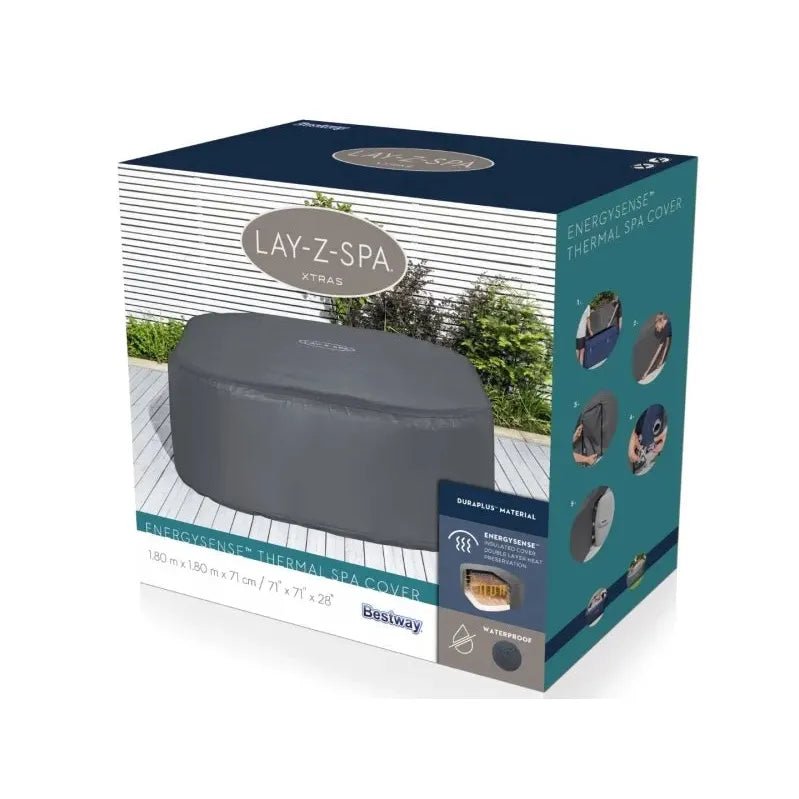Bestway - Funda protectora para spa Lay - Z - Spa cuadrada - BricoandPool