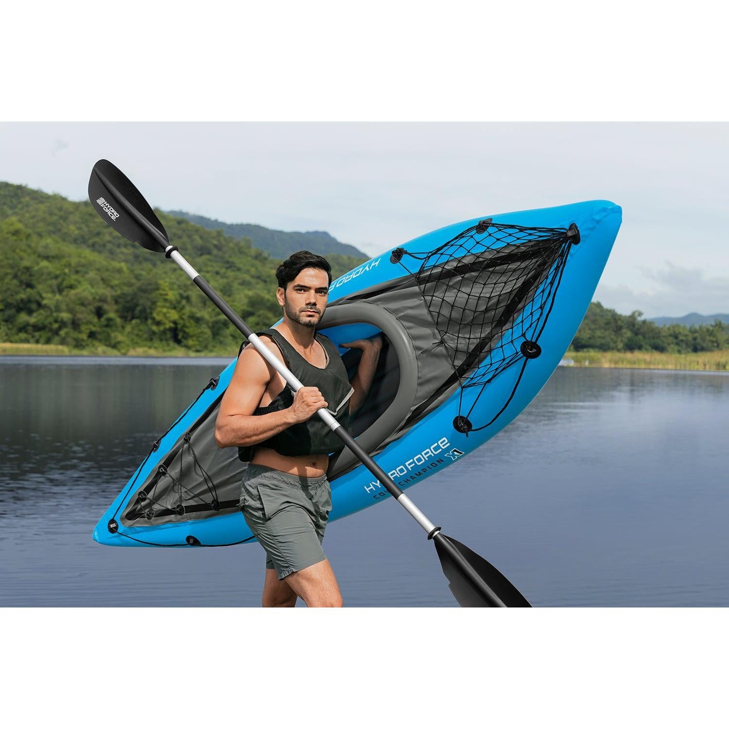 Bestway - Kayak inflable Hydro - Force Cove Champion X1 2,75 m - BricoandPool