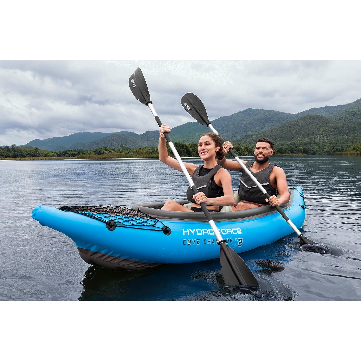 Bestway - Kayak inflable Hydro Force Cove Champion X2 3,31 m - BricoandPool