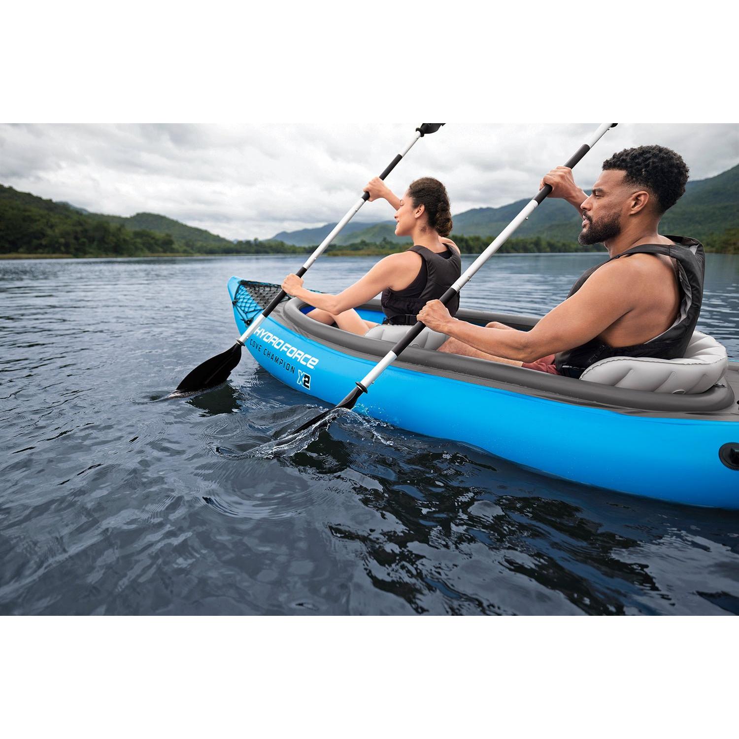 Bestway - Kayak inflable Hydro Force Cove Champion X2 3,31 m - BricoandPool