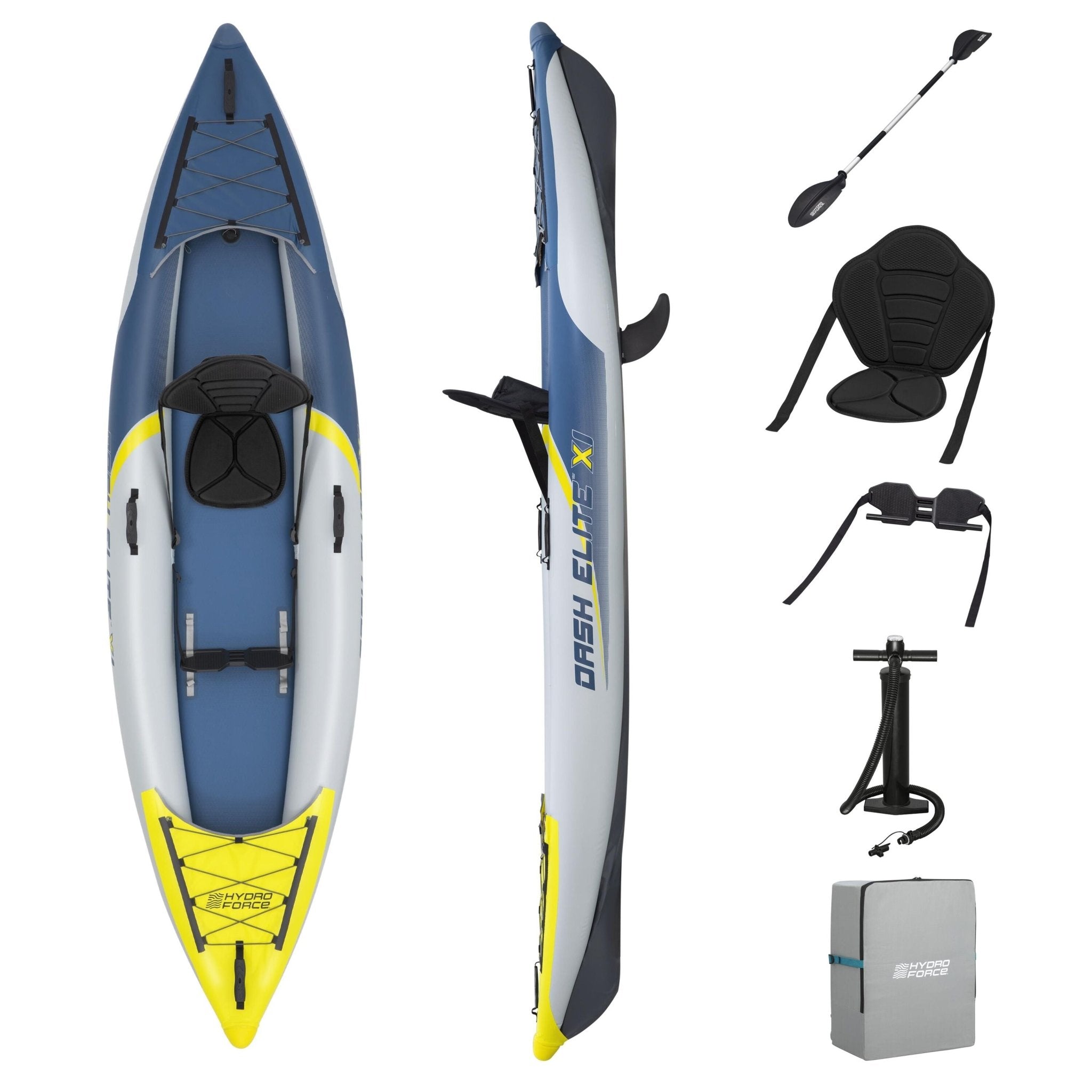 Bestway - Kayak inflable Hydro Force Dash Elite X1 3,35 m - BricoandPool