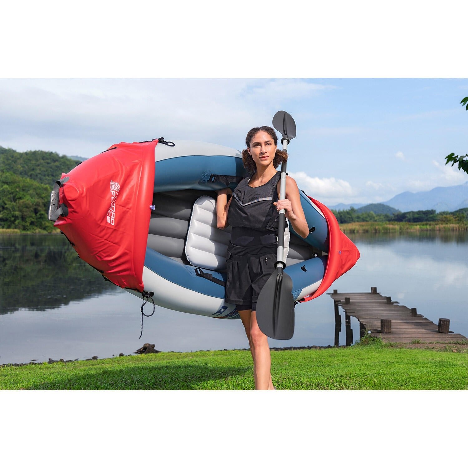 Bestway - Kayak inflable Hydro Force Rapid X1 2,90 m - BricoandPool