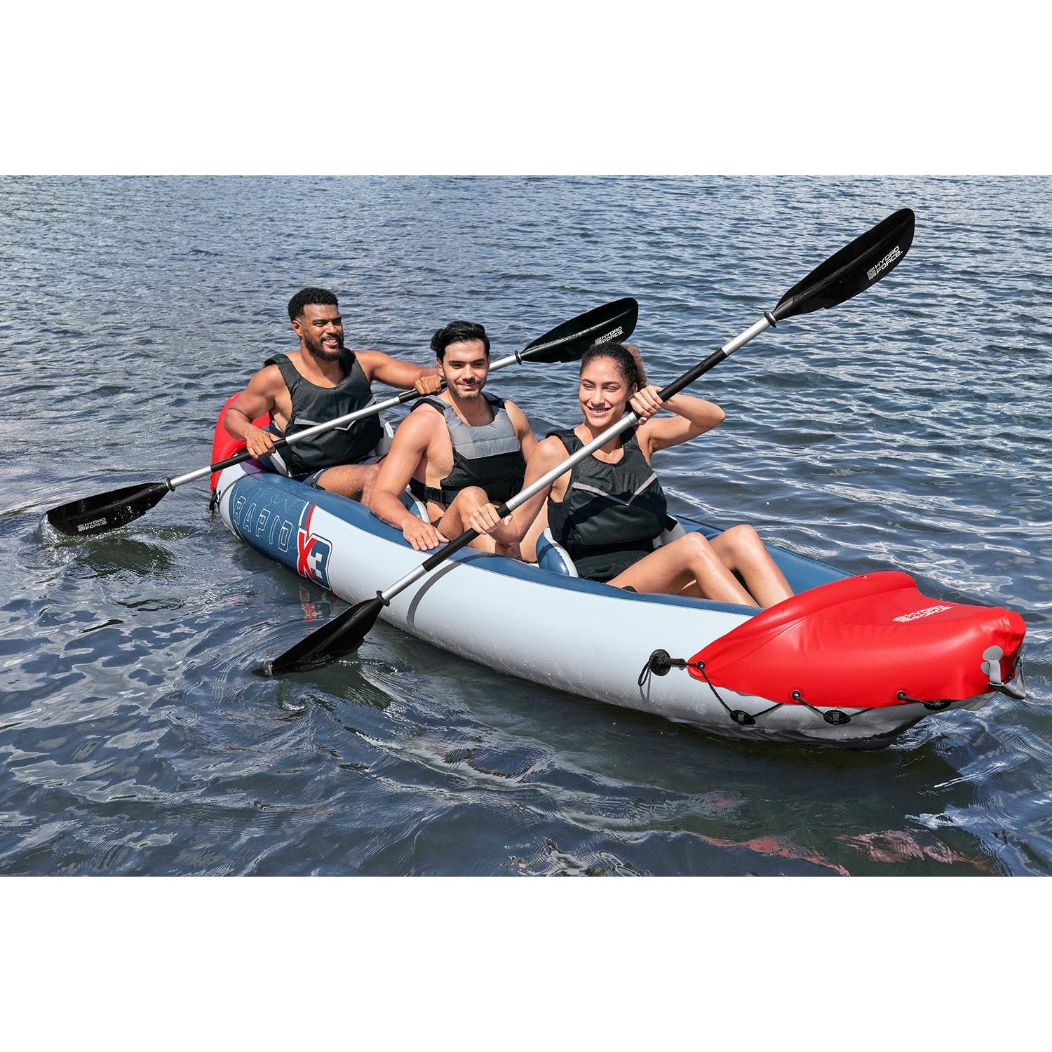 Bestway - Kayak inflable Hydro Force Rapid X3 3,81 m - BricoandPool