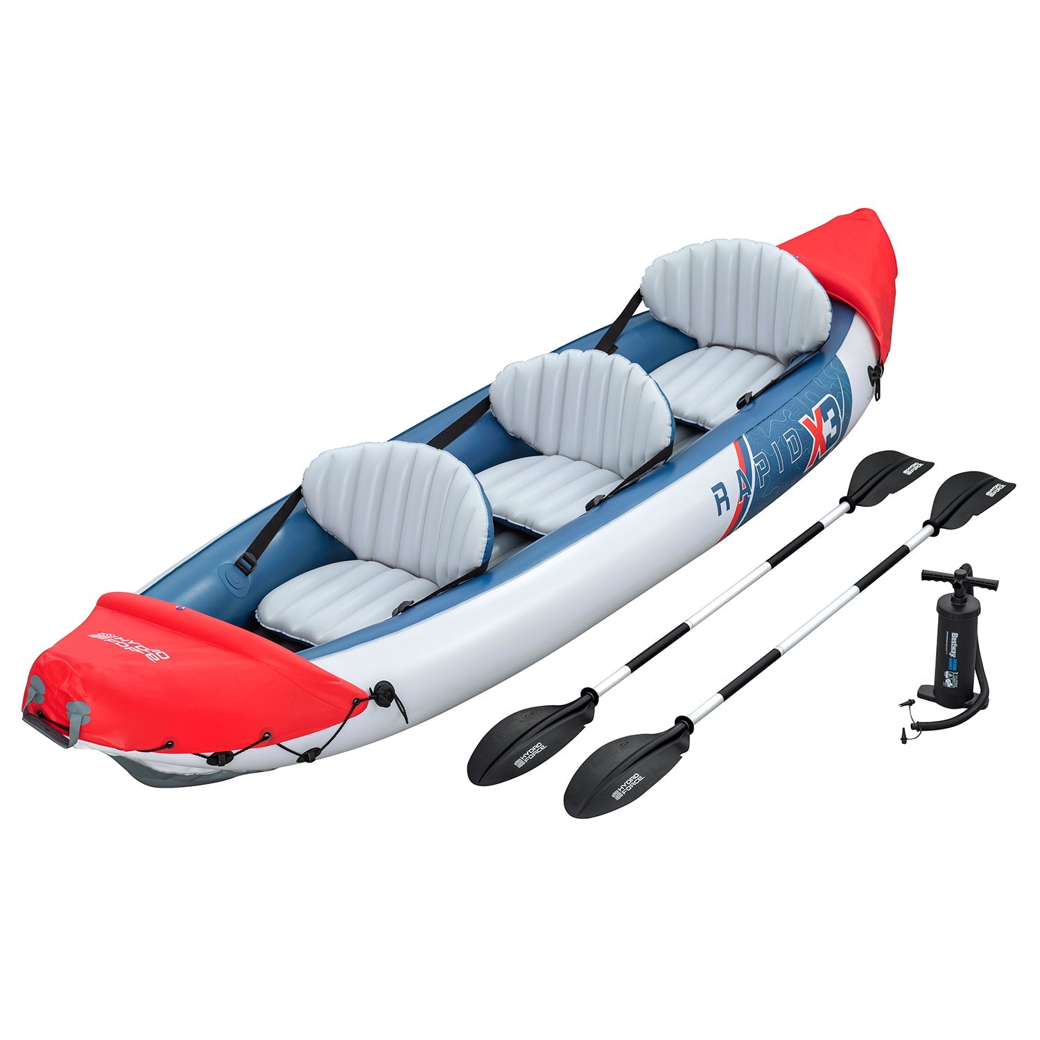 Bestway - Kayak inflable Hydro Force Rapid X3 3,81 m - BricoandPool