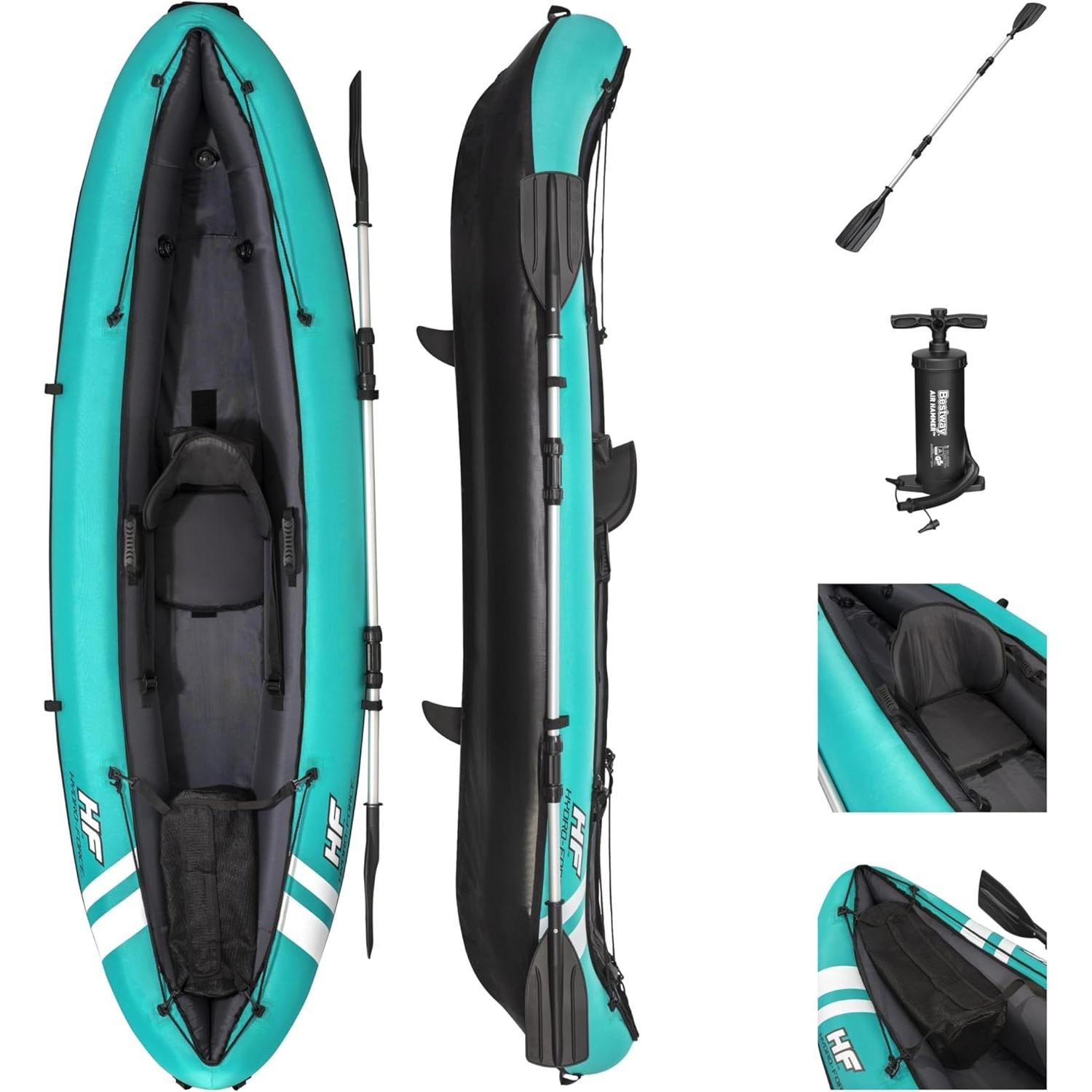Bestway - Kayak inflable Hydro Force Ventura Elite X1 2,80 m - BricoandPool