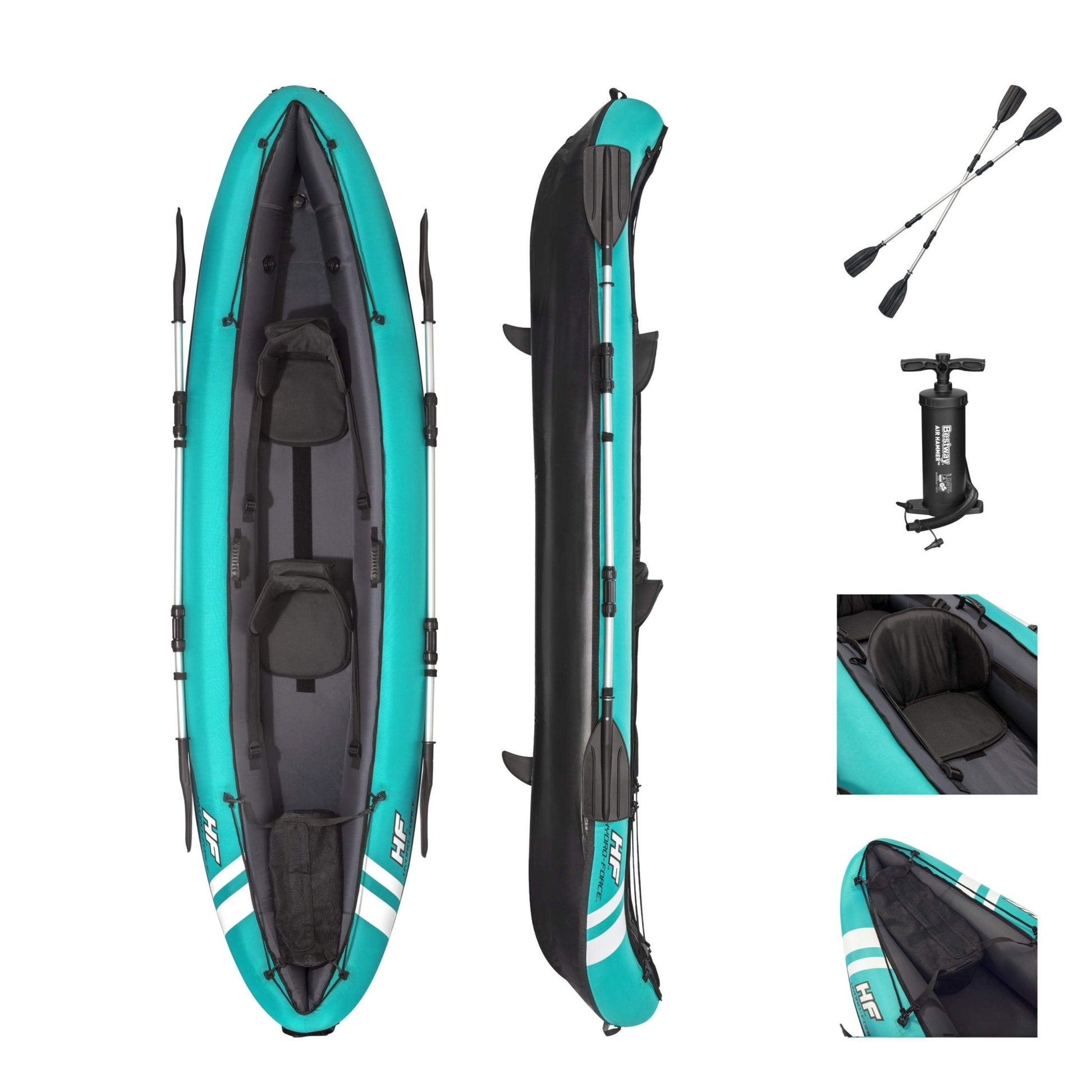 Bestway - Kayak inflable Ventura Elite X2 3,30 m - BricoandPool