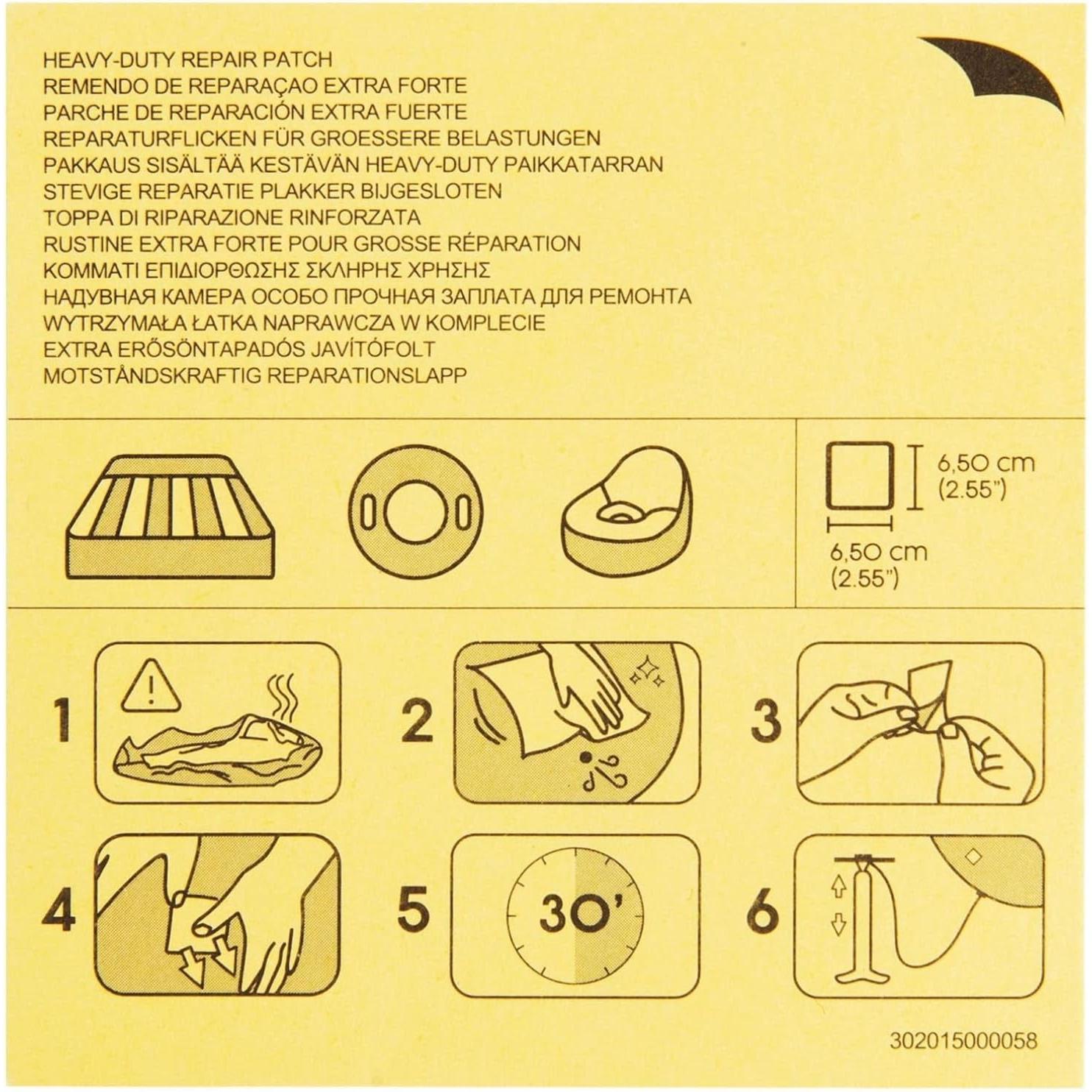 Bestway – Kit de parches de reparación extra fuertes (10 unidades) - BricoandPool