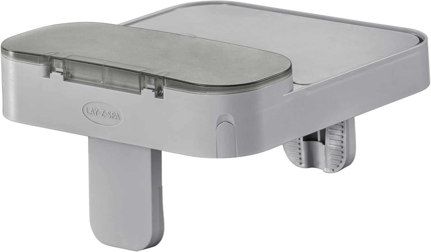 Bestway - Mesa de accesorios Lay - Z - Spa 4 en 1 gris con soporte para bebidas - BricoandPool