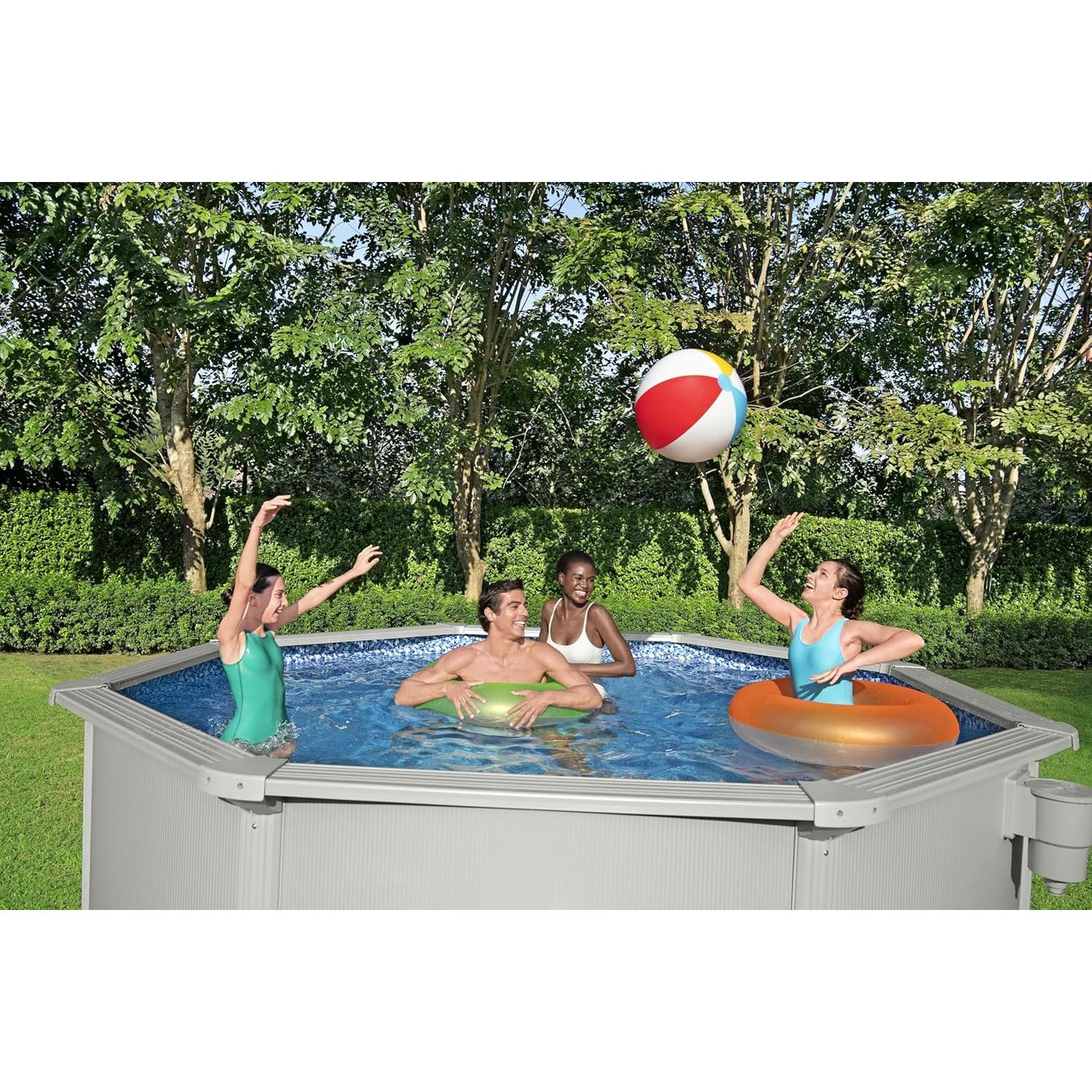 Bestway – Piscina circular elevada de acero Hydrium (366 × 120 cm) - BricoandPool