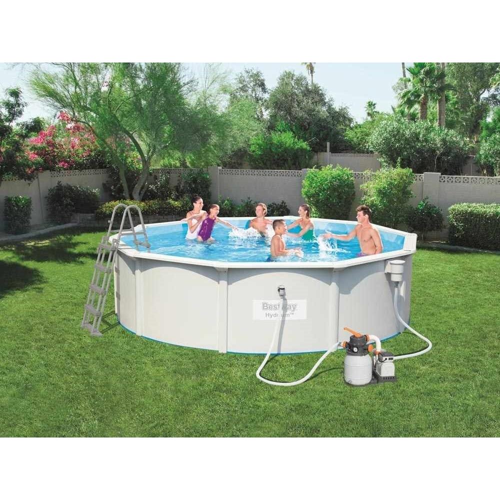 Bestway – Piscina circular elevada de acero Hydrium (457 × 122 cm) - BricoandPool