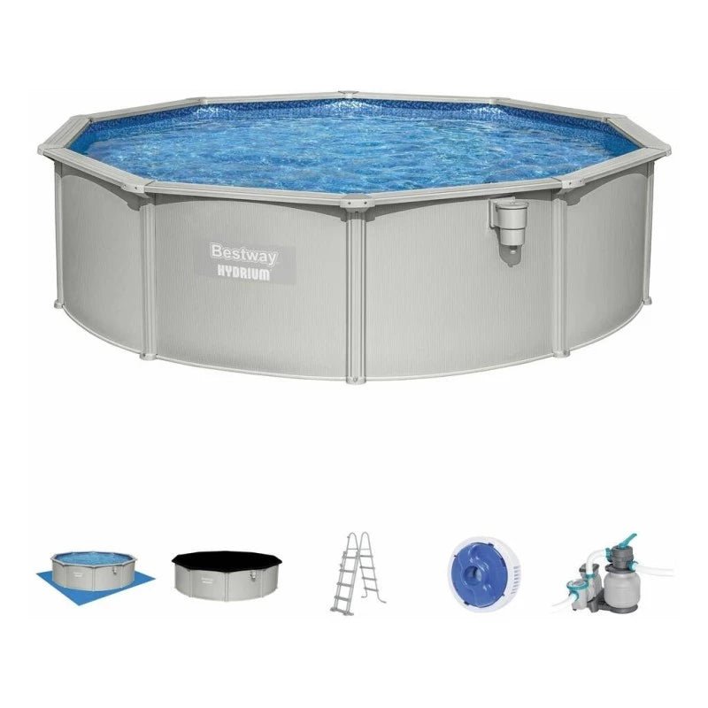 Bestway – Piscina circular elevada de acero Hydrium (457 × 122 cm) - BricoandPool