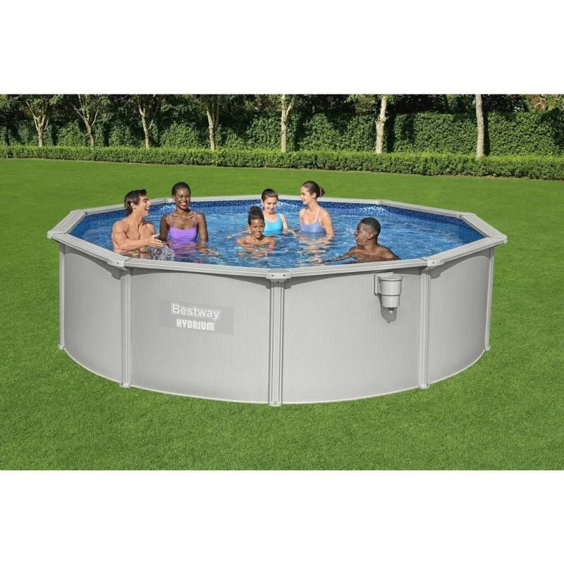 Bestway – Piscina circular elevada de acero Hydrium (457 × 122 cm) - BricoandPool