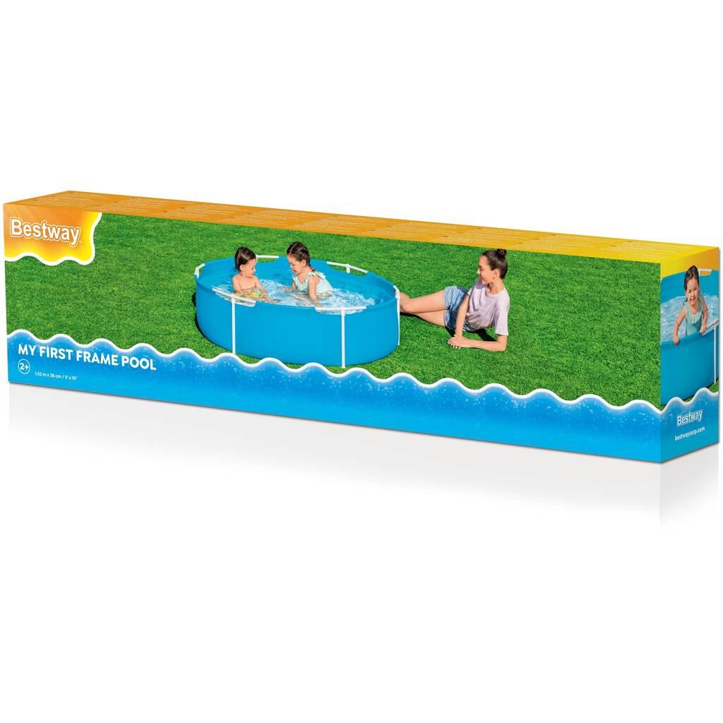 Bestway – Piscina desmontable circular My First Frame (152 × 38 cm) - BricoandPool