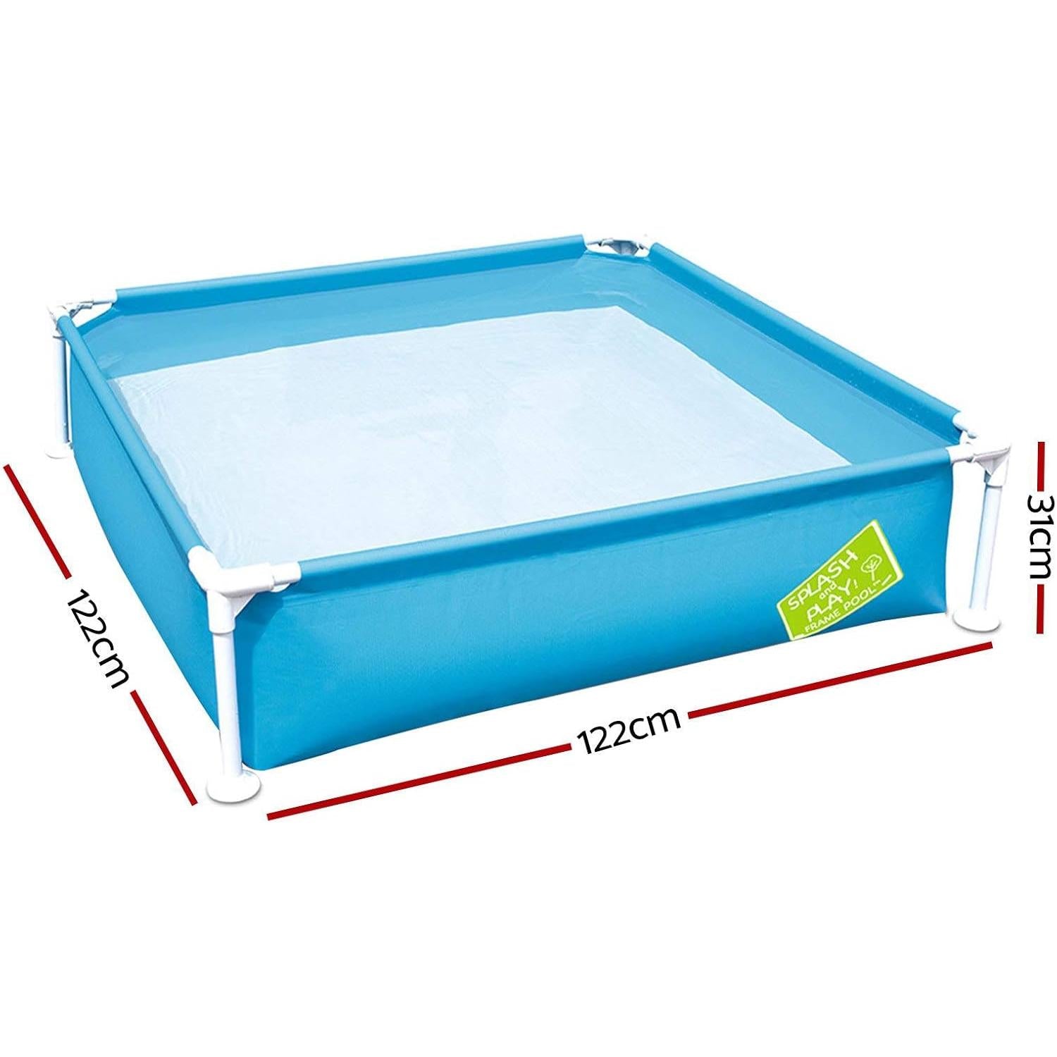 Bestway – Piscina desmontable My First Frame (122 × 122 × 30,5 cm) - BricoandPool