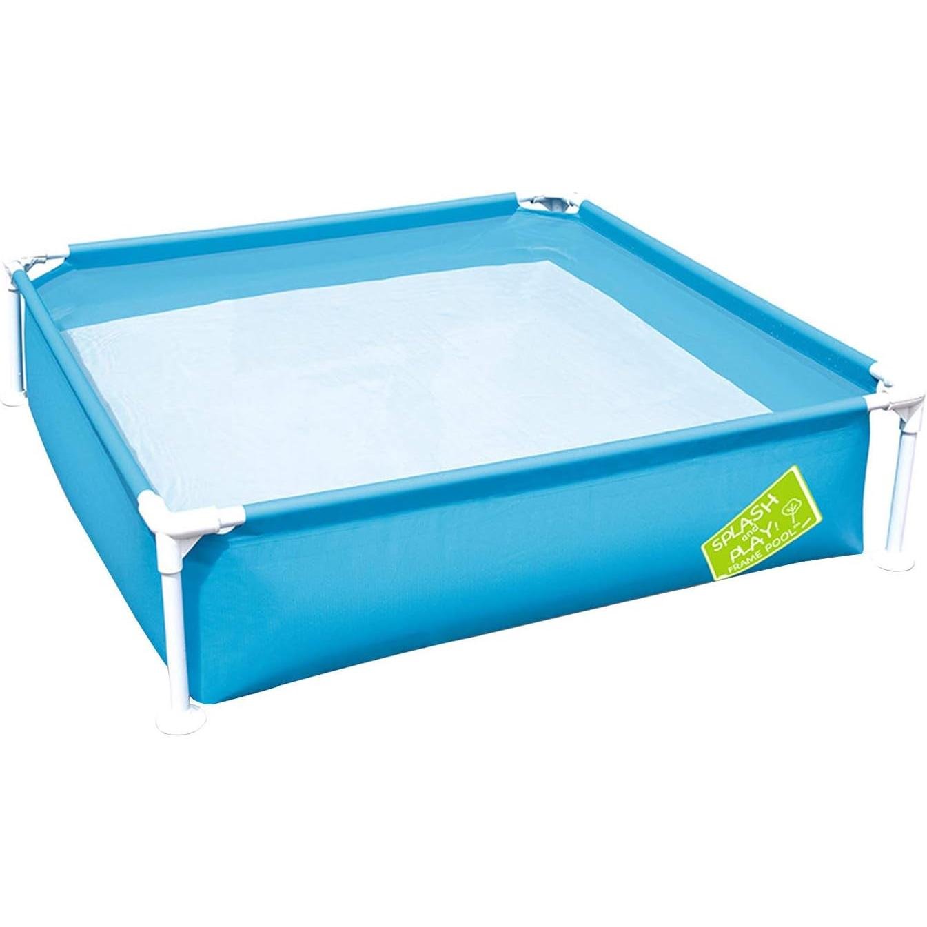 Bestway – Piscina desmontable My First Frame (122 × 122 × 30,5 cm) - BricoandPool
