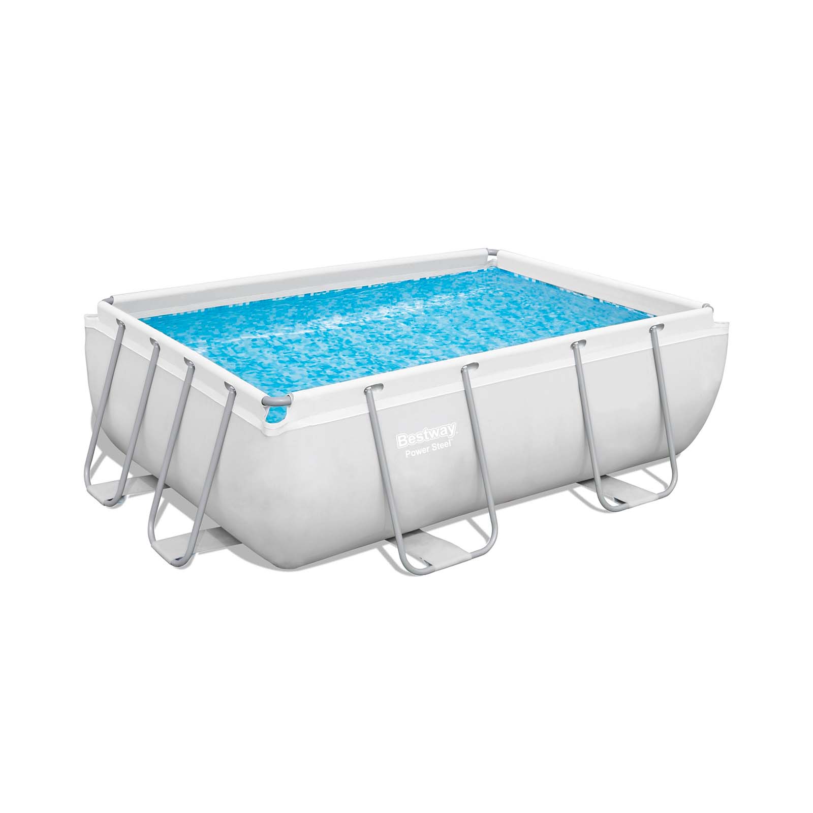 Bestway – Piscina desmontable Power Steel con filtro (404 × 201 × 100 cm) - BricoandPool