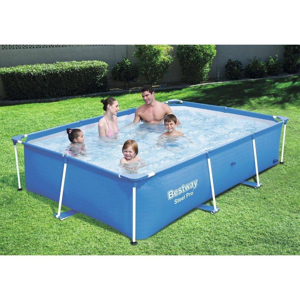 Bestway – Piscina desmontable Steel Pro (259 × 170 × 61 cm) - BricoandPool