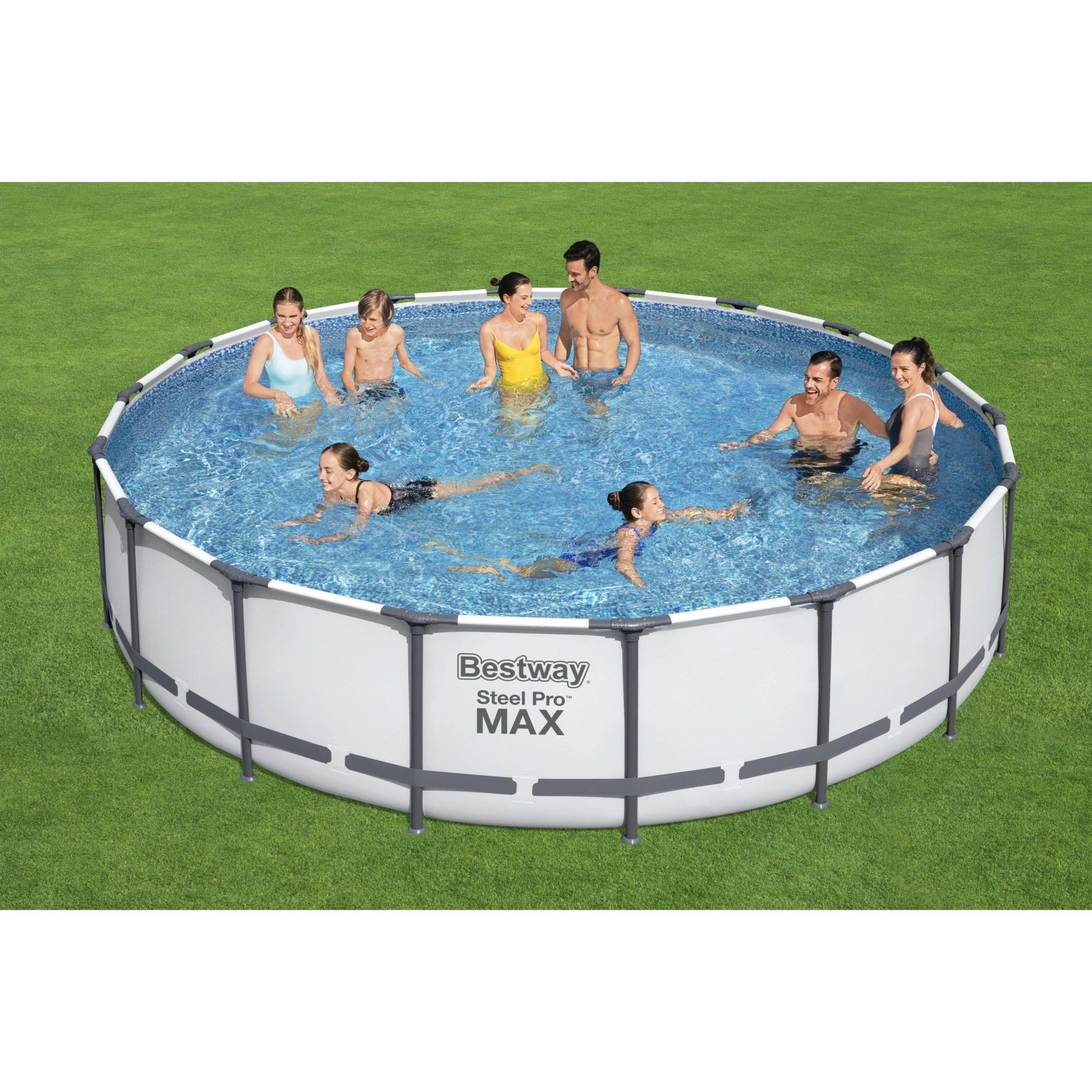 Bestway - Piscina desmontable Steel Pro Max 549 x 122 cm redonda - BricoandPool