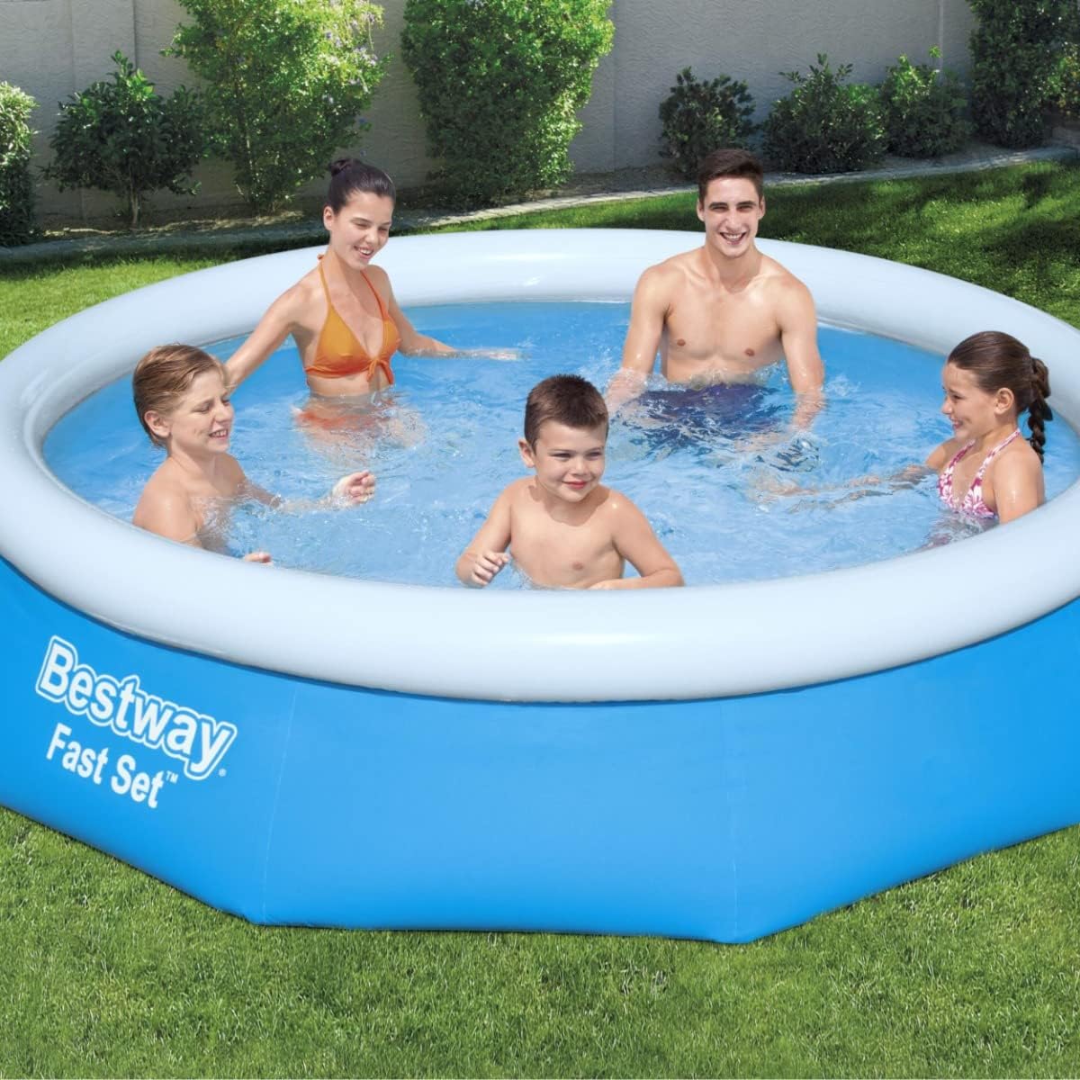 Bestway – Piscina hinchable Fast Set con depuradora (305 × 76 cm) - BricoandPool