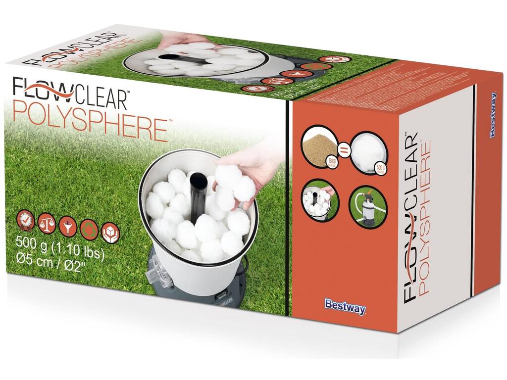 Bestway - Polysphere bolas de filtración para piscina - BricoandPool