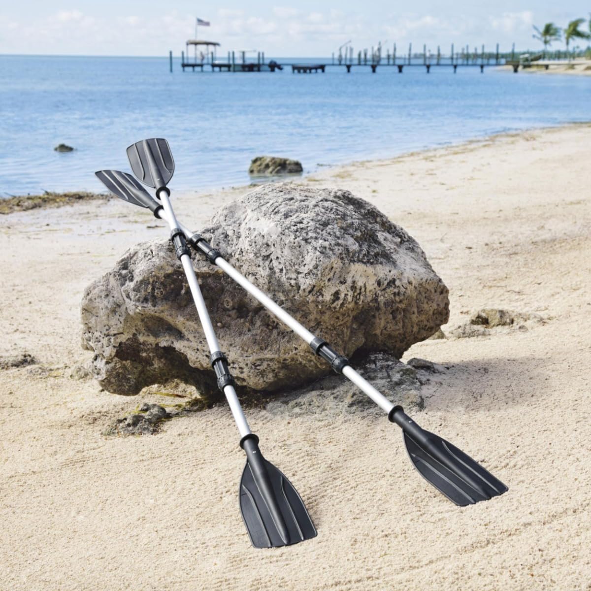 Bestway - Set de dos remos de aluminio 145/218 cm - BricoandPool